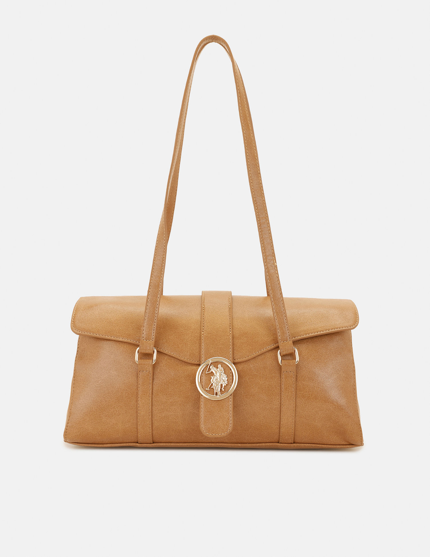 U.S. Polo Assn. Women Ash Textured Shoulder Bag