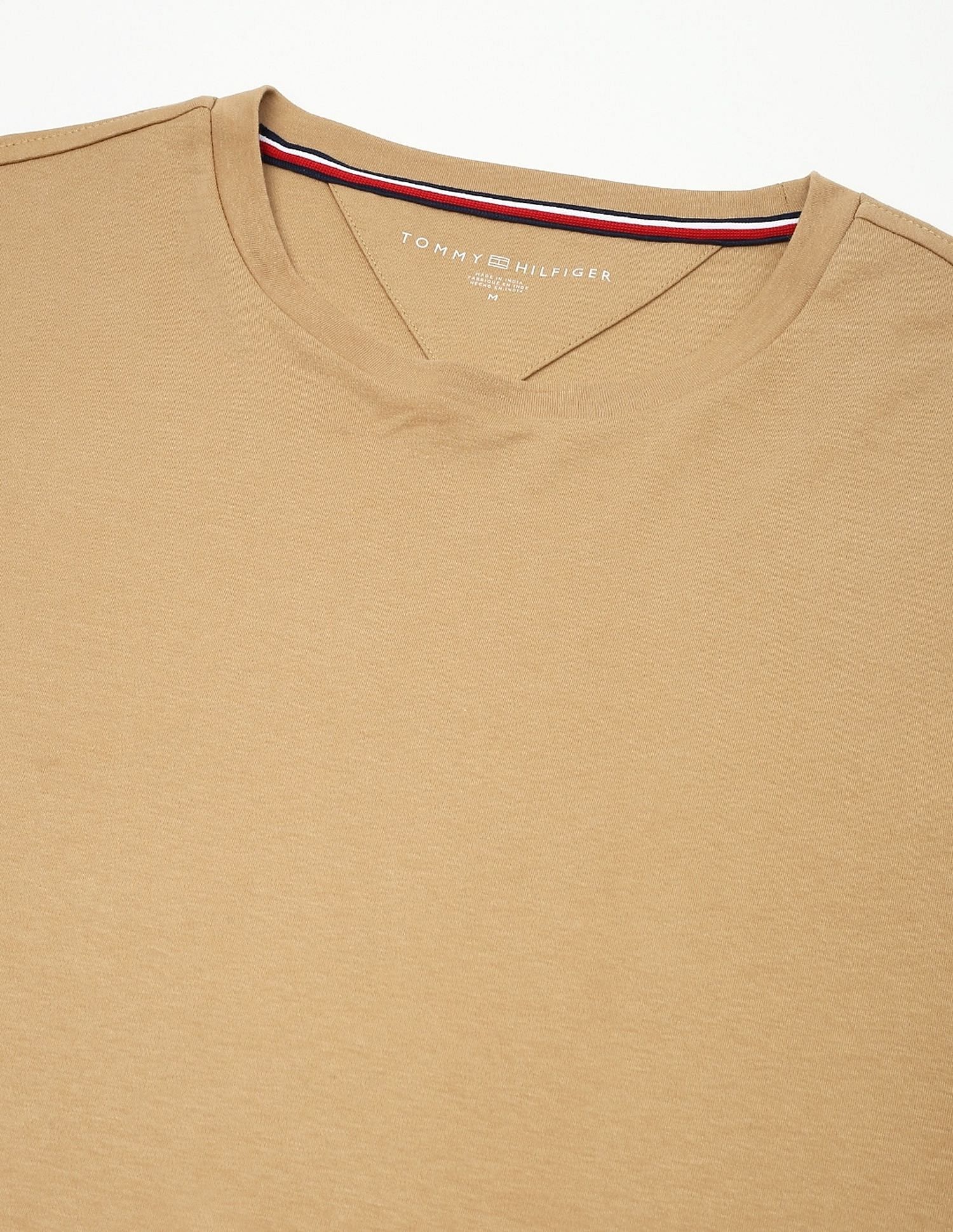 Tommy Hilfiger Solid Regular-Fit Cotton T-Shirt