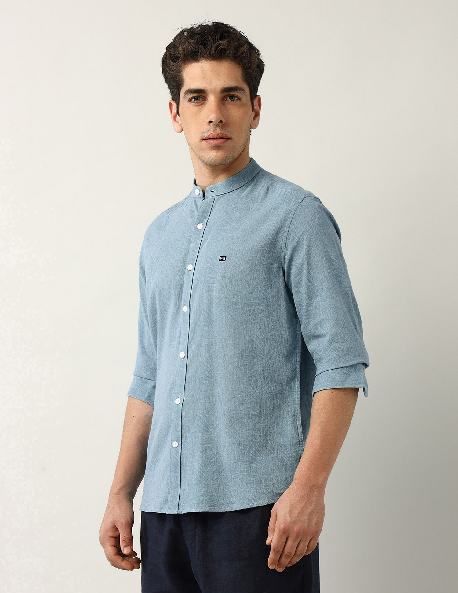 Arrow Sport Abstract Printed Dobby Shirt