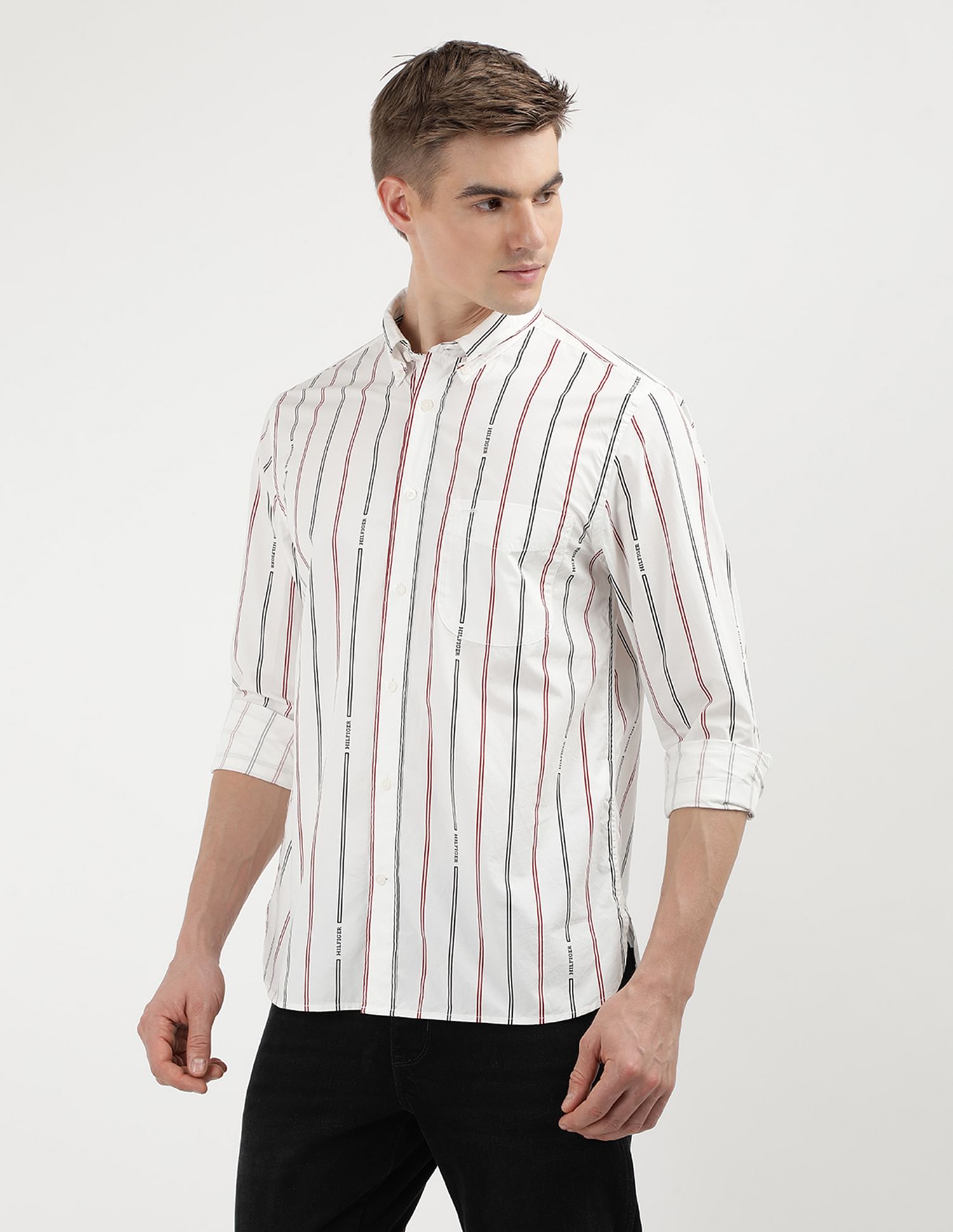 Tommy Hilfiger Hilfiger Double Stripes Regular Shirt