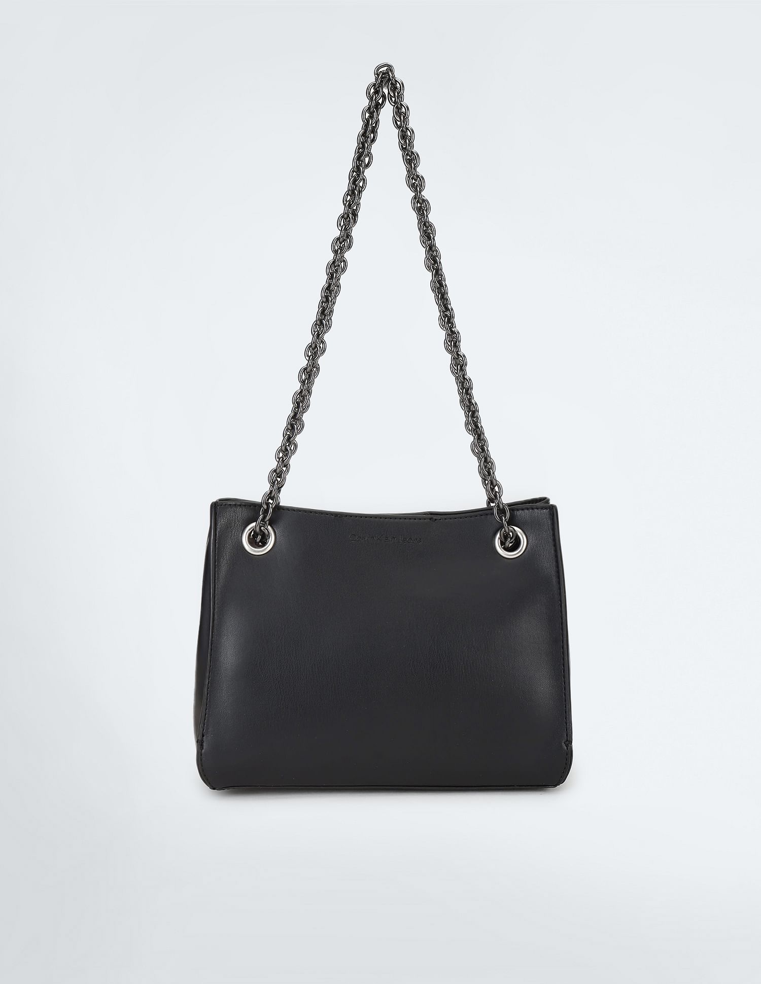 Calvin Klein Chain Strap Solid Hand Bag