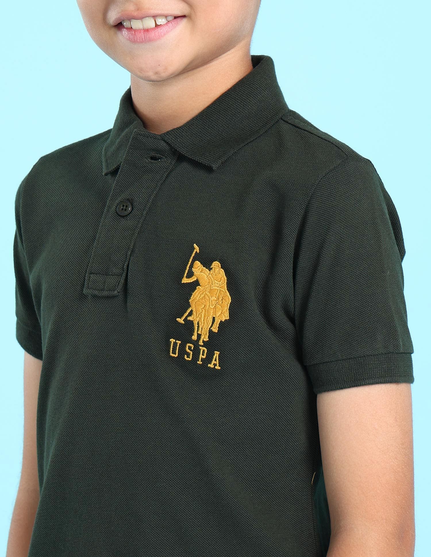 U.S. Polo Assn. Kids Boys Solid Polo Shirt