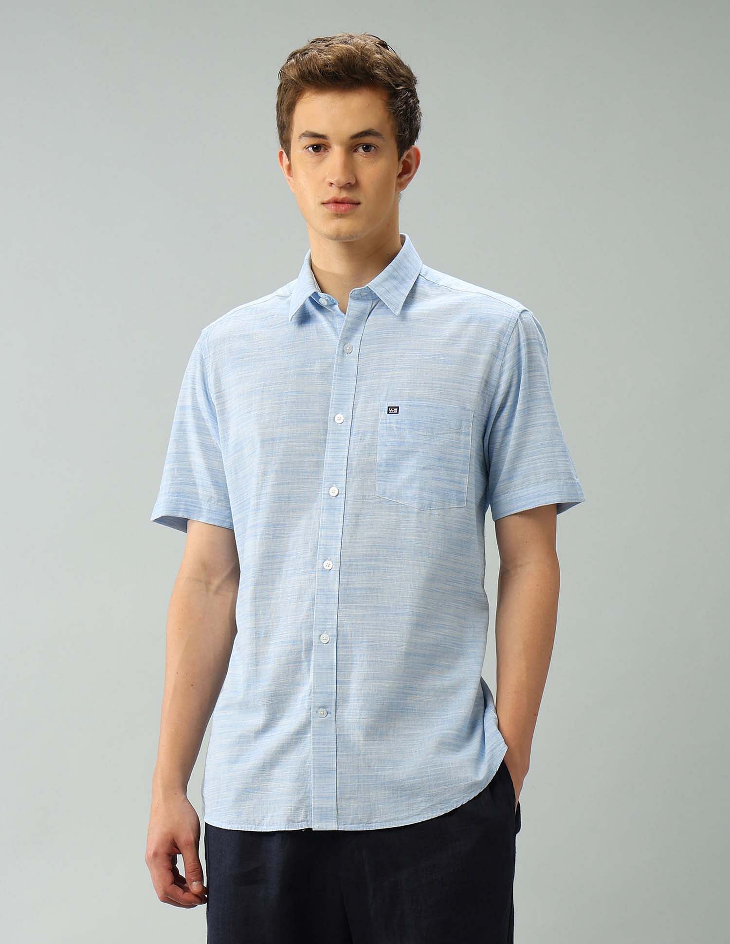 Arrow Sport Air Soft Regular Fit Abstract Shirt