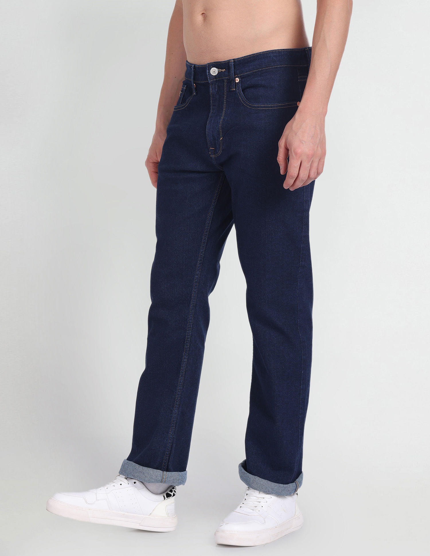 Flying Machine Bootcut Fit Rinsed Jeans