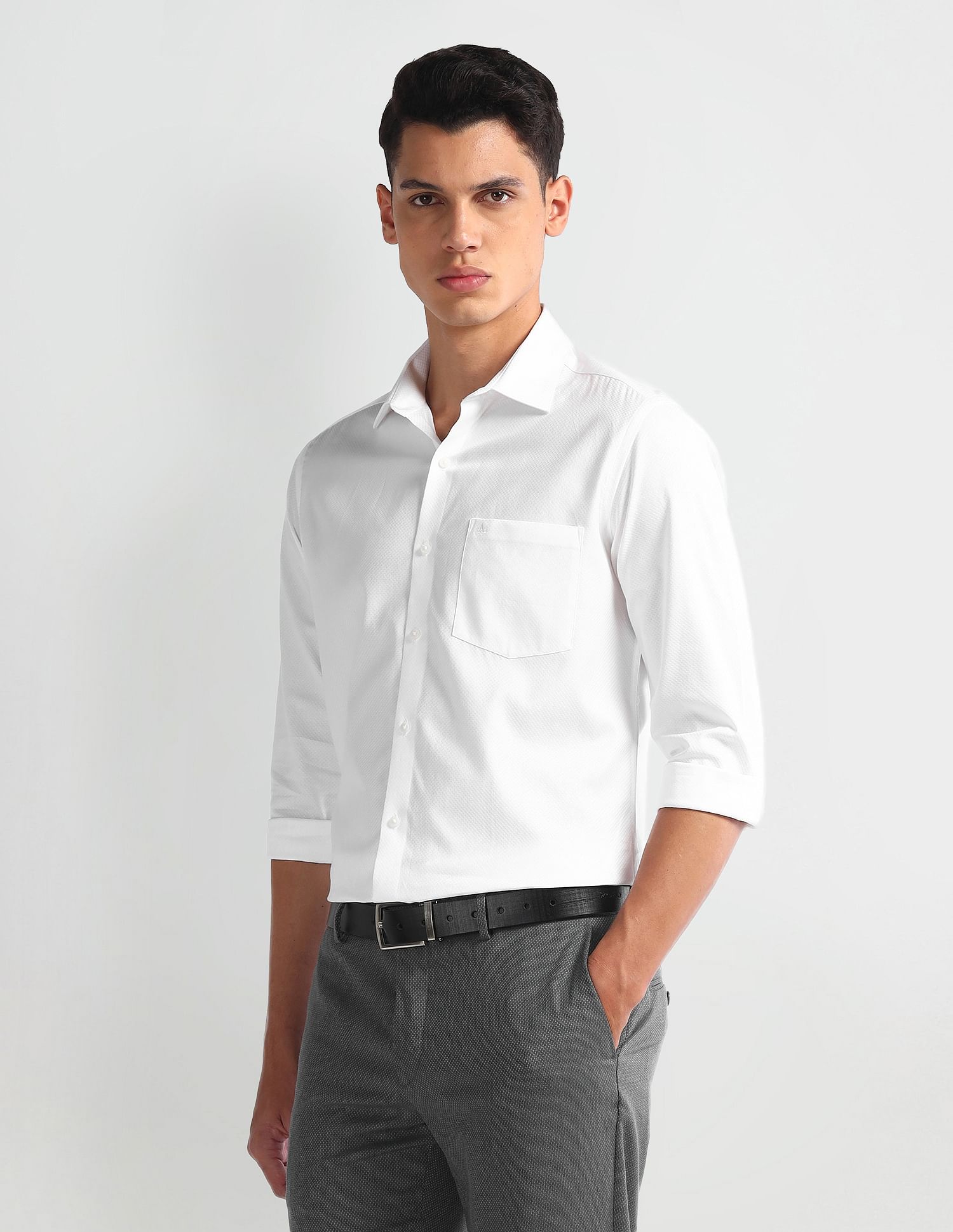 Arrow Manhattan Slim Cotton Shirt