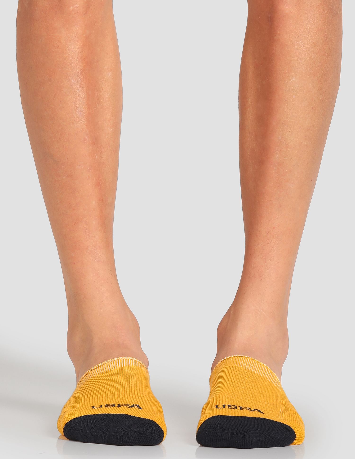 USPA Innerwear Terry Finish No Show ES004 Socks - Pack Of 3