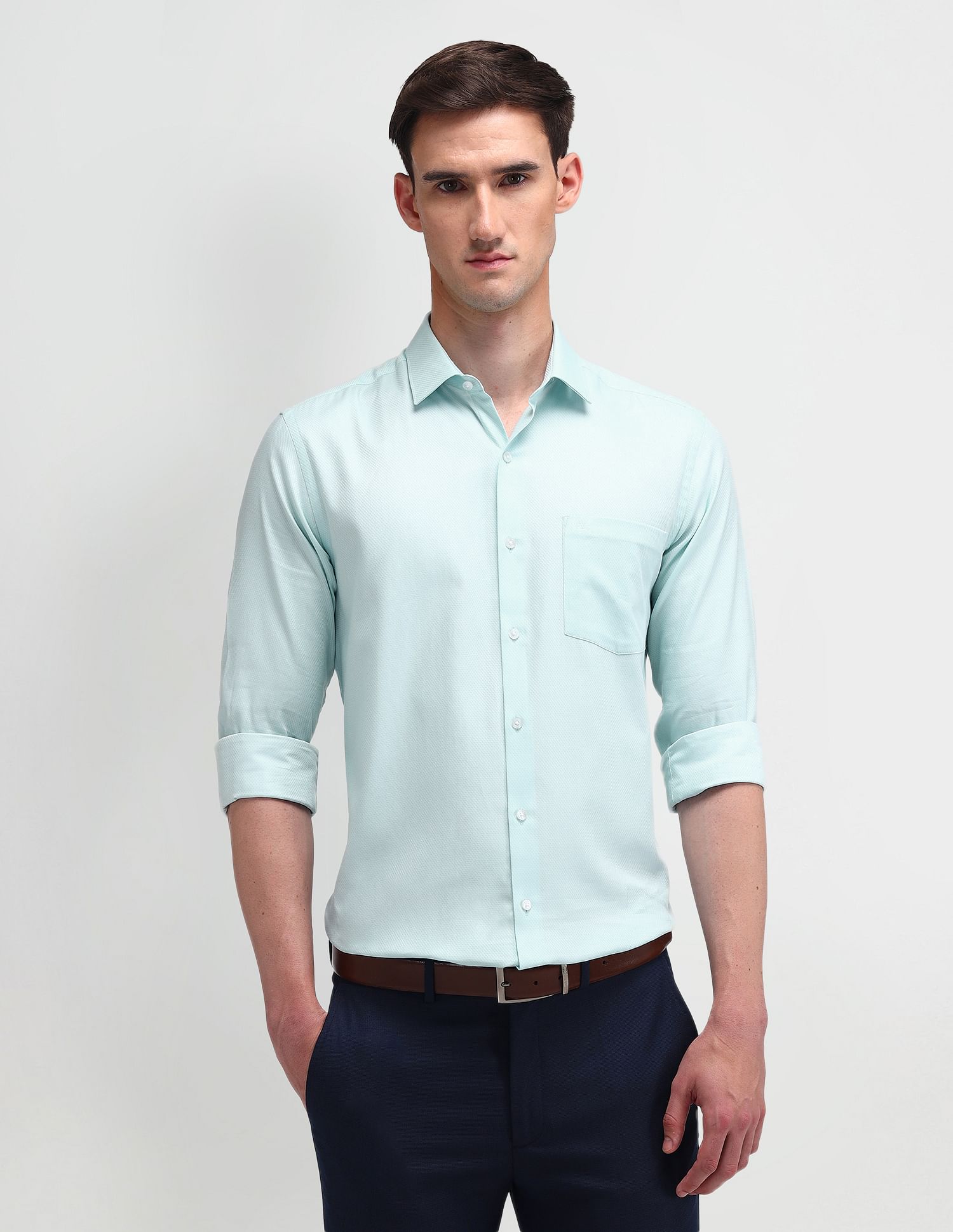 Arrow Liberty Classic Fit Textured Shirt