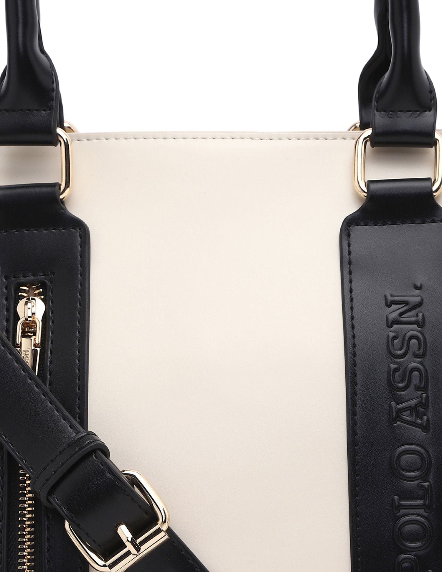 U.S. Polo Assn. Women April Colour Blocked Satchel Bag