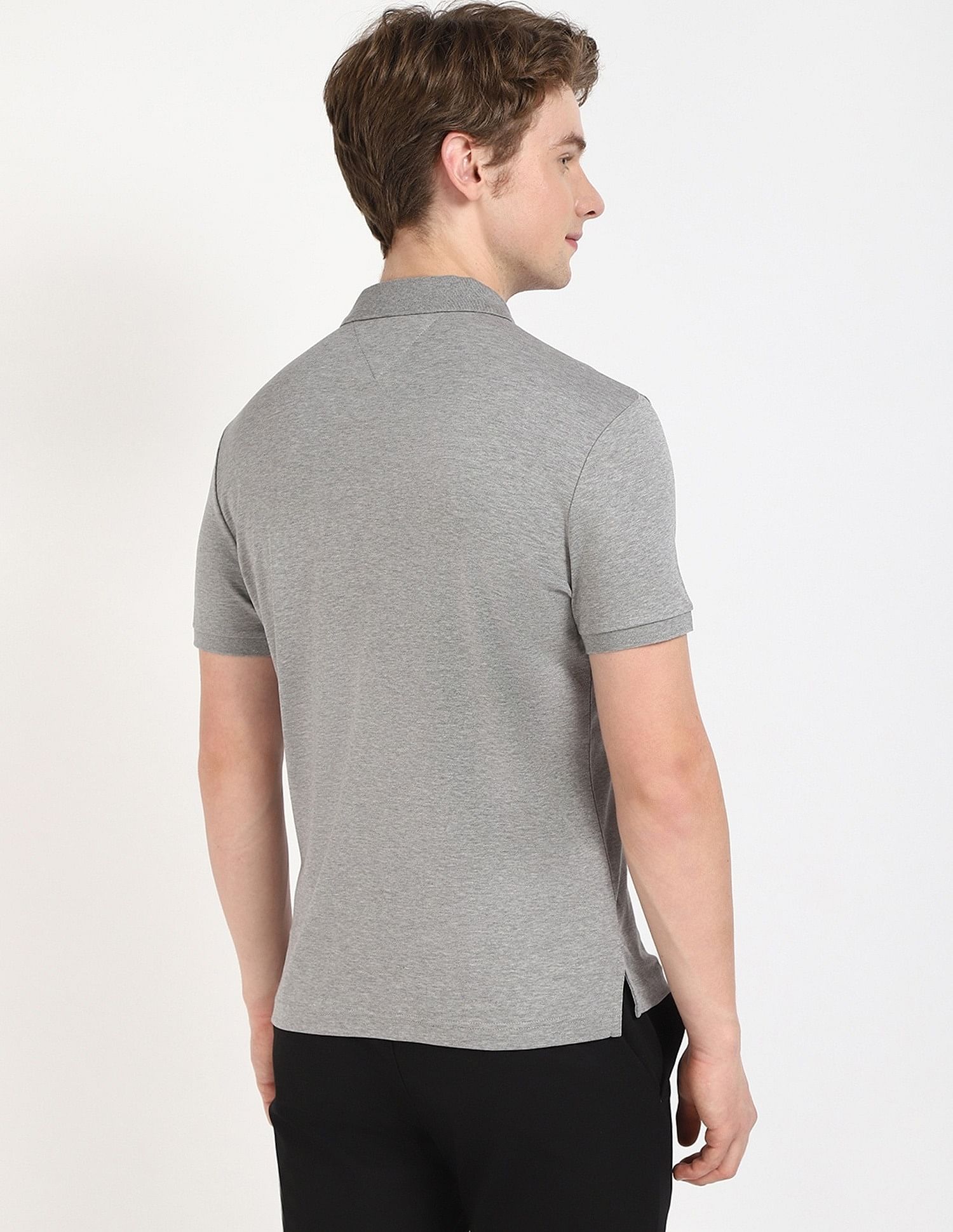 Tommy Hilfiger Printed Regular-Fit Cotton Polo Shirt