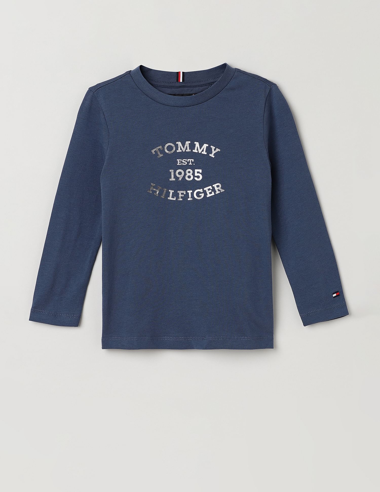Tommy Hilfiger Kids Boys Monotype Foil Print T-Shirt