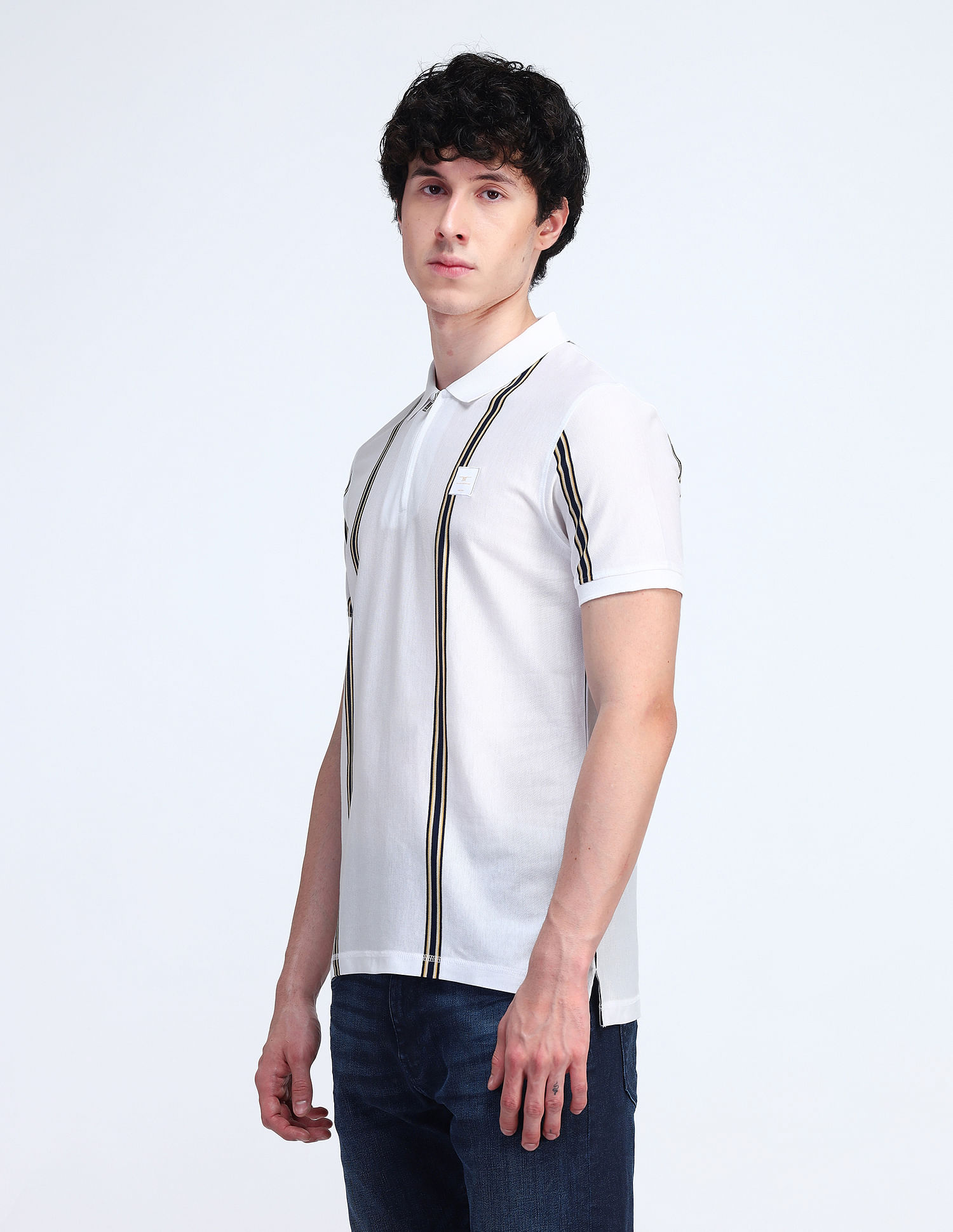 Flying Machine Cotton Regular Fit Polo Shirt