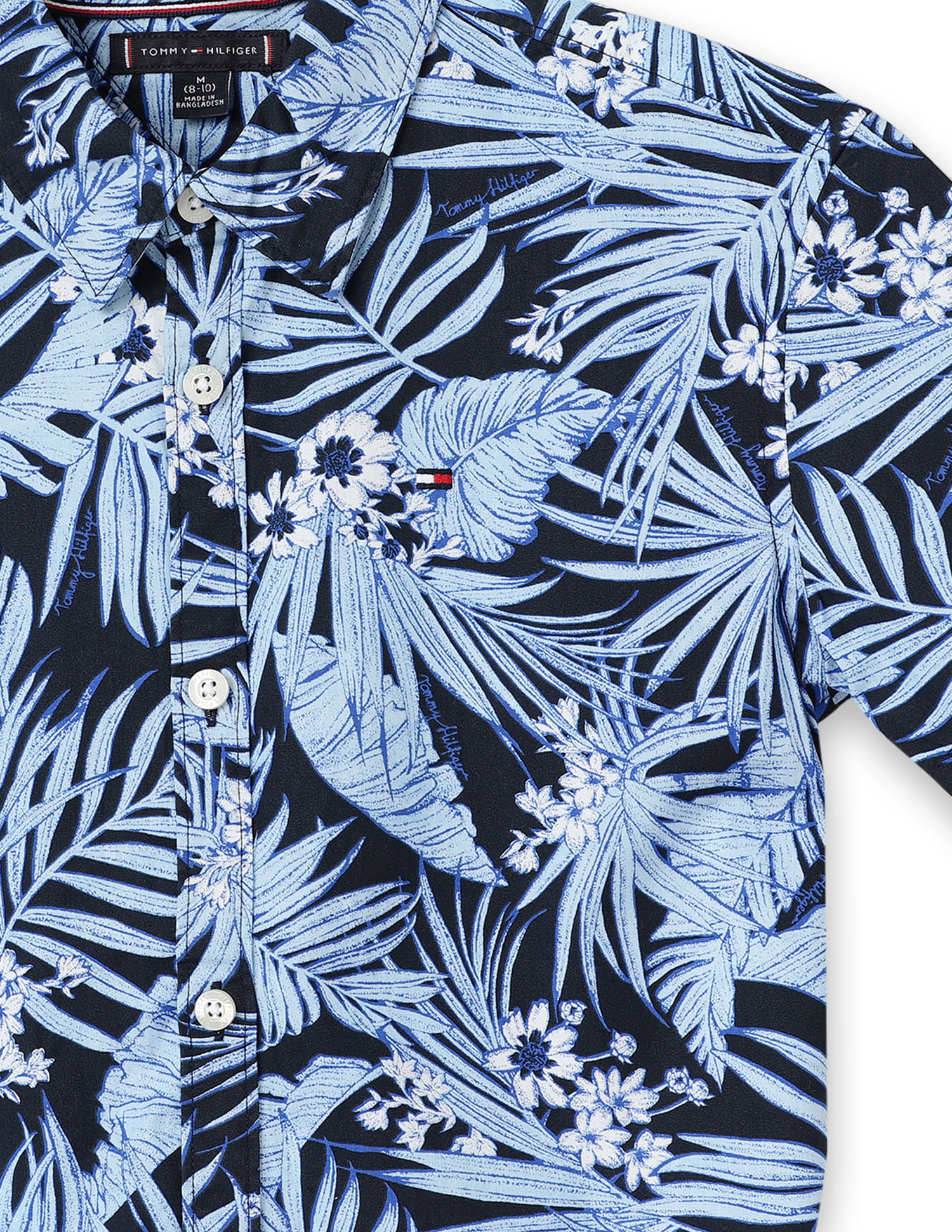 Tommy Hilfiger Kids Boys Hawaiian Print Shirt