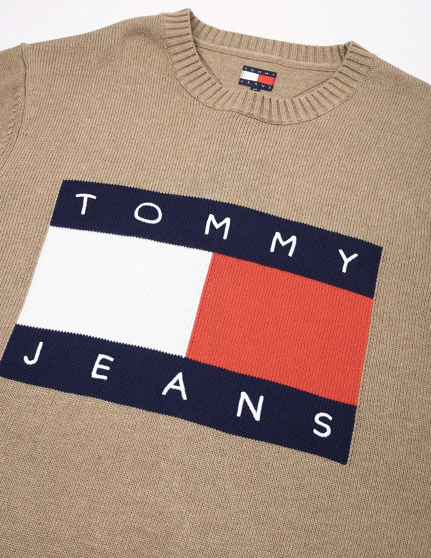 Tommy Hilfiger Embroidered Logo Regular-Fit Cotton Sweater