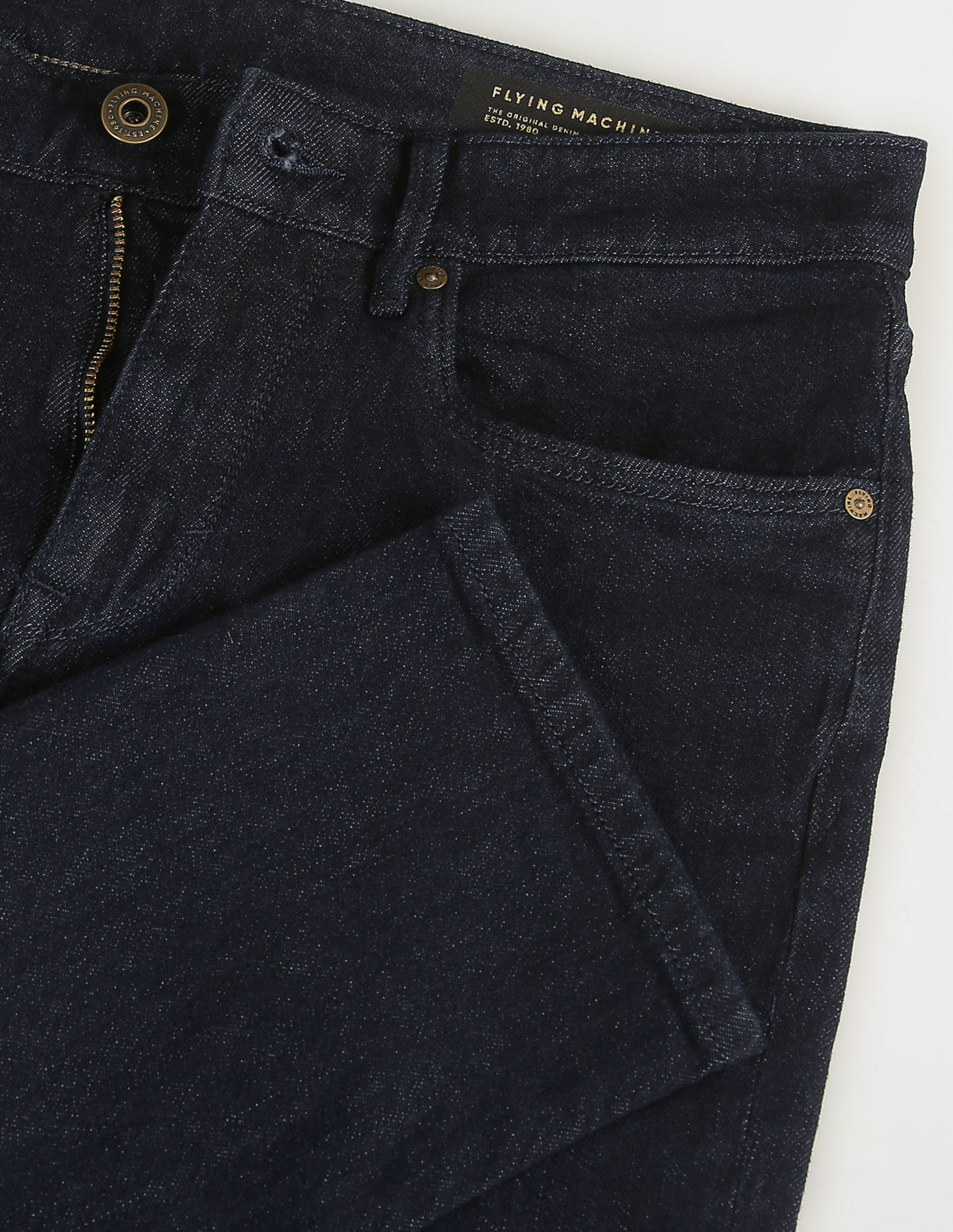 Flying Machine Freddie Slim Straight Fit Rinsed Jeans