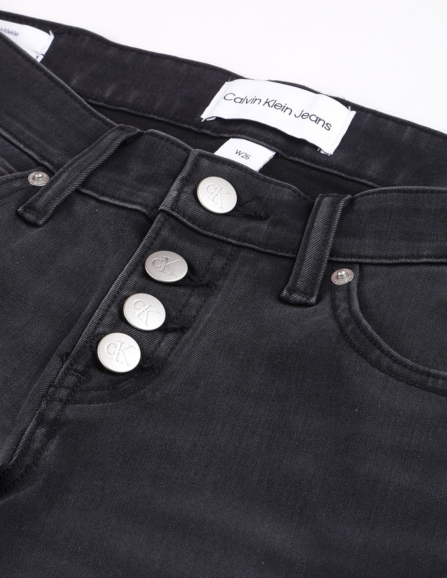 Calvin Klein Jeans Ankle Length Whiskered Jeans
