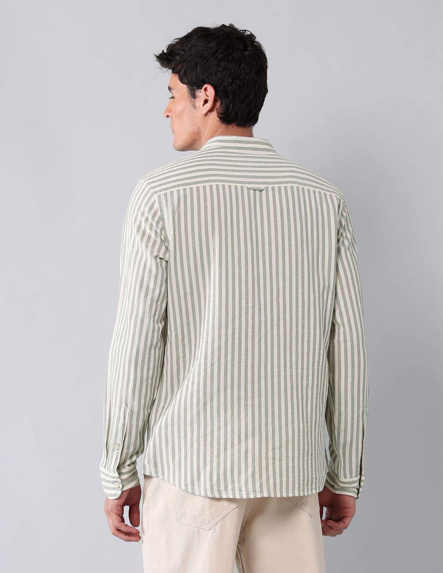 U.S. Polo Assn. Denim Co. Vertical Striped Pure Cotton Shirt