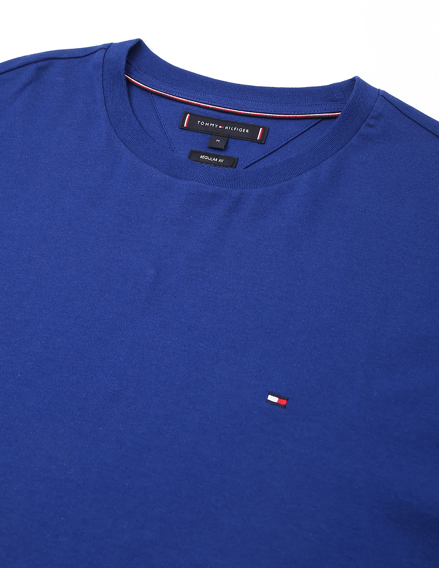 Tommy Hilfiger Solid Regular-Fit Cotton T-Shirt