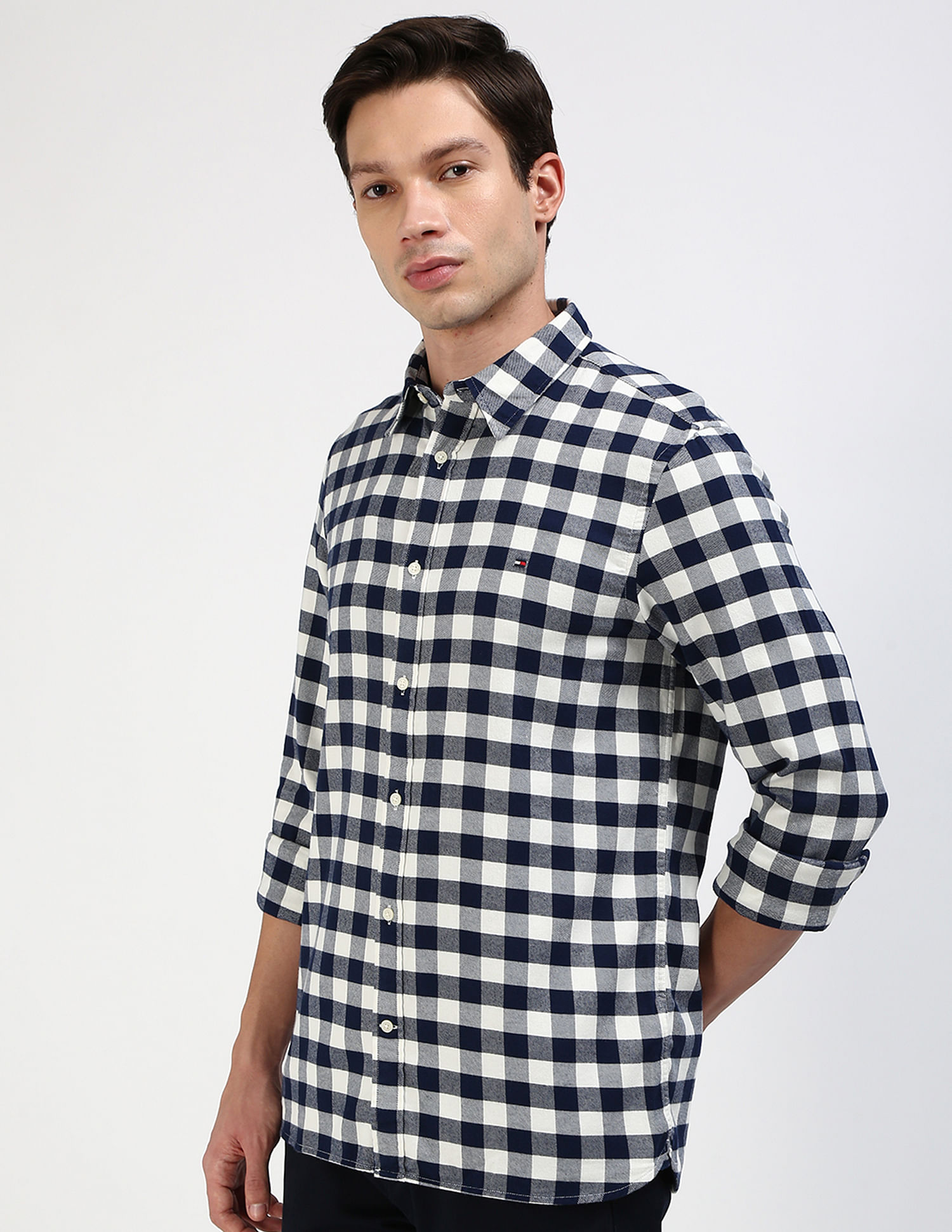 Tommy Hilfiger Brushed Gingham Twill Shirt