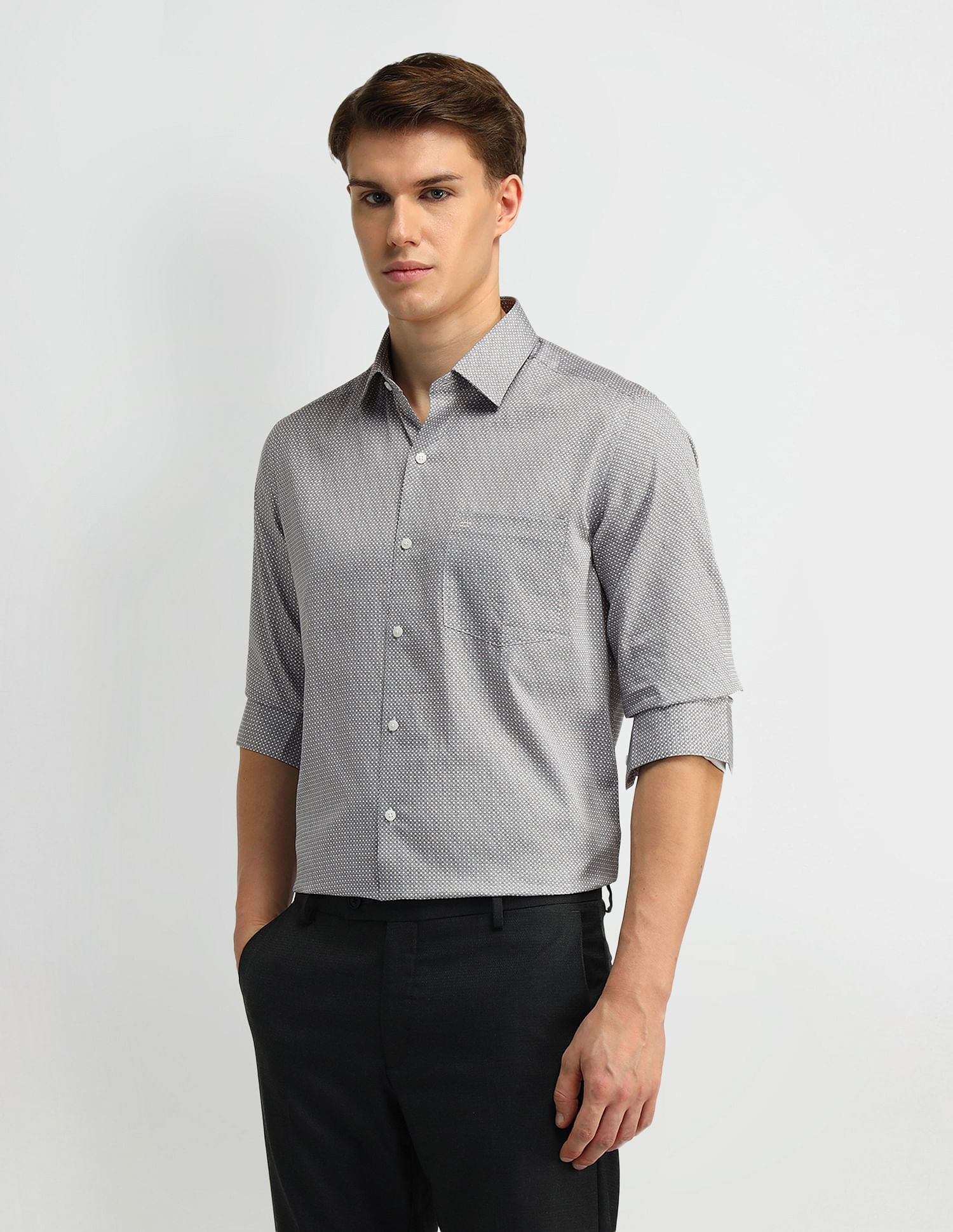 Arrow Manhattan Slim Cotton Shirt