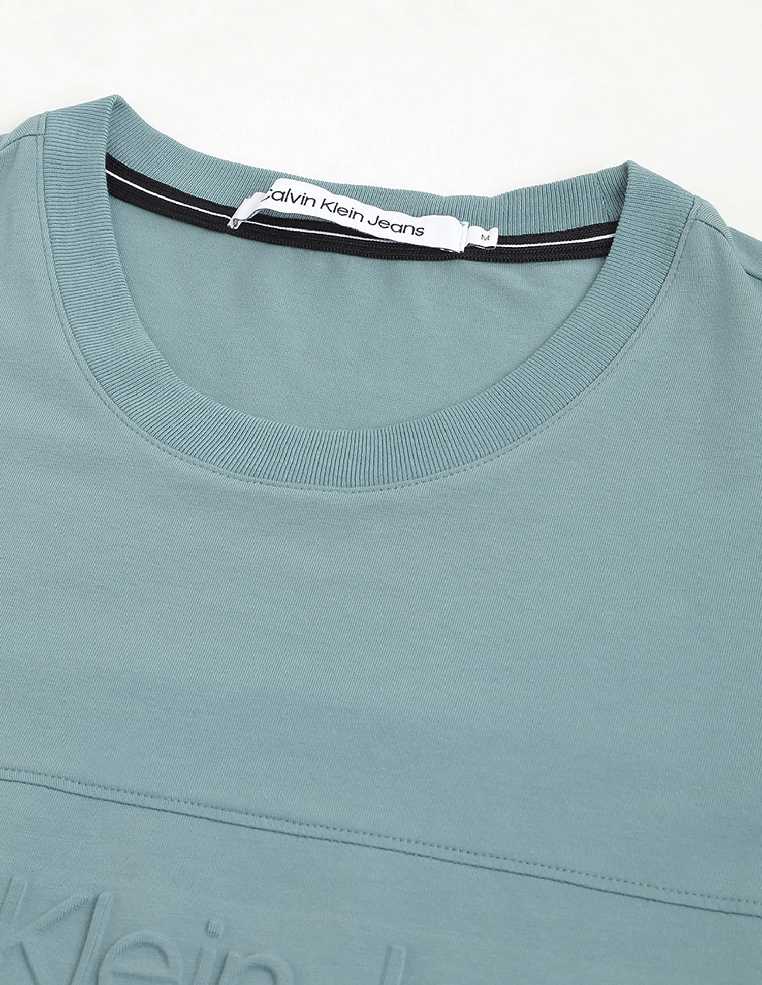 Calvin Klein Brand Embossed Institutional T-Shirt