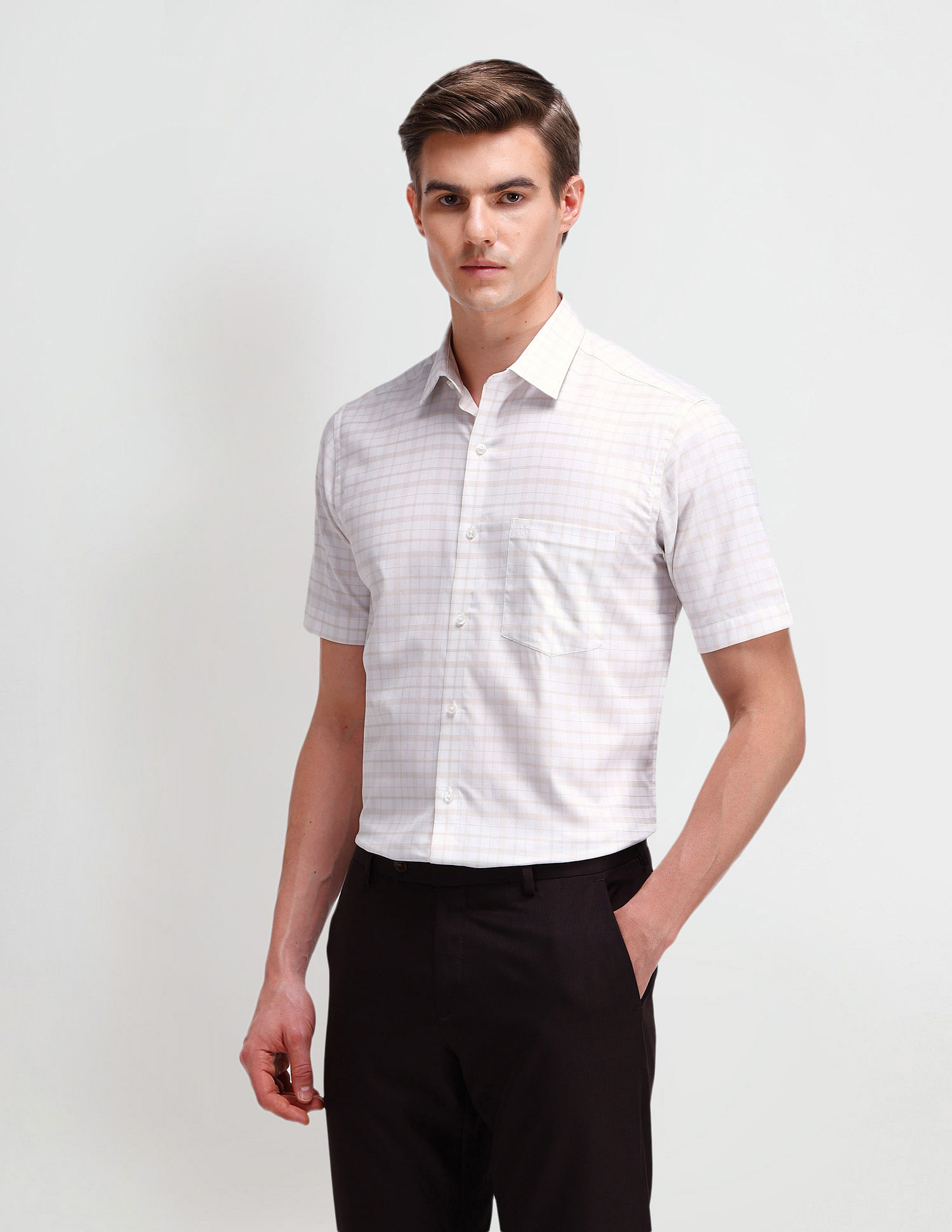 Arrow Liberty Classic Windowpane Checked Shirt