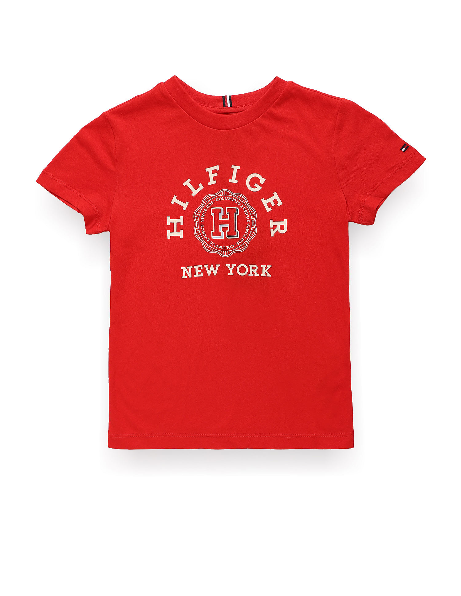 Tommy Hilfiger Kids Boys Sustainable Monotype Print T-Shirt