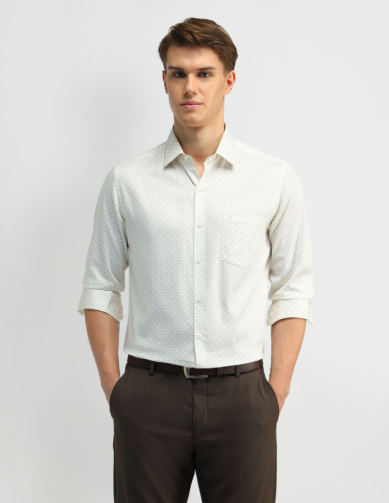Arrow Manhattan Slim Cotton Shirt