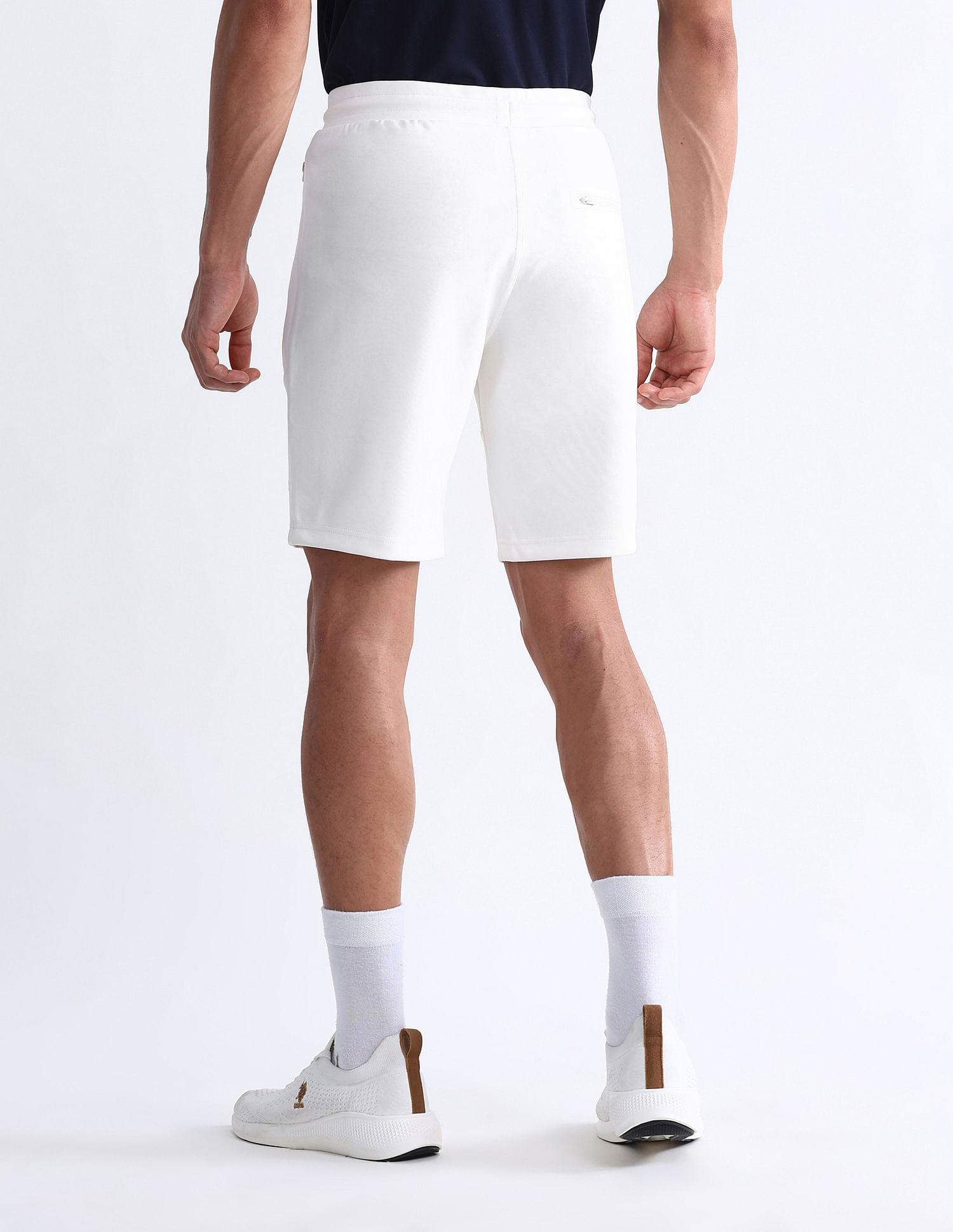 USPA Active Slim Fit Solid Active Shorts