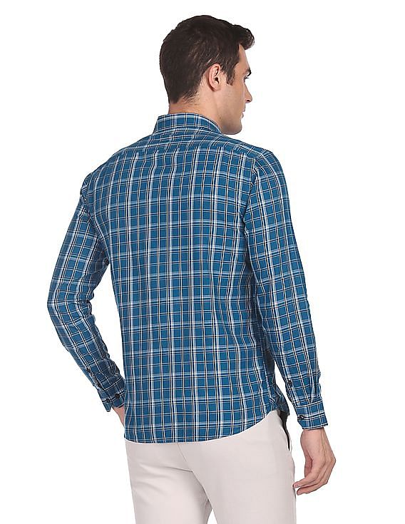 Arrow Sports Manhattan Slim Fit Check Casual Shirt