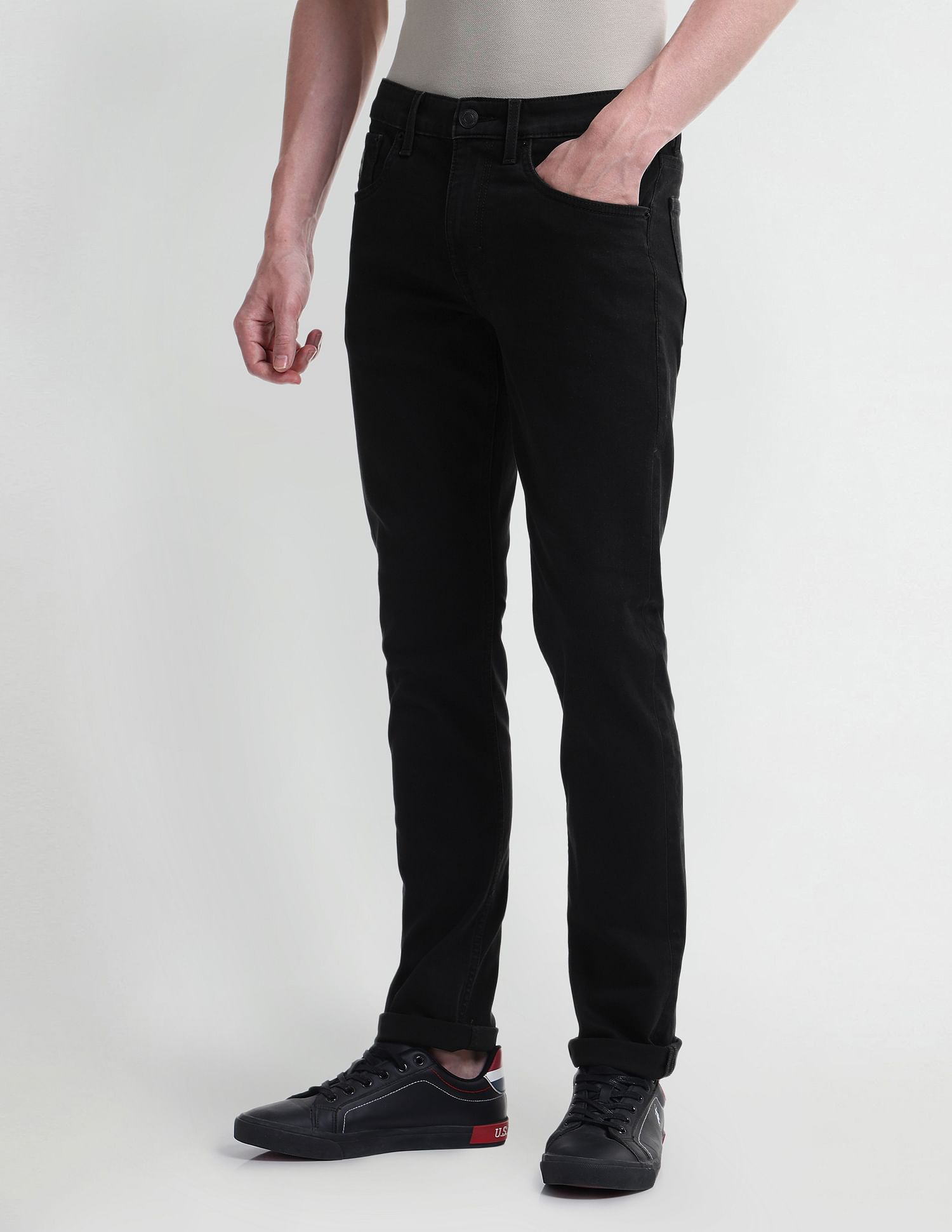 U.S. Polo Assn. Denim Co. Regallo Skinny Fit Black Jeans