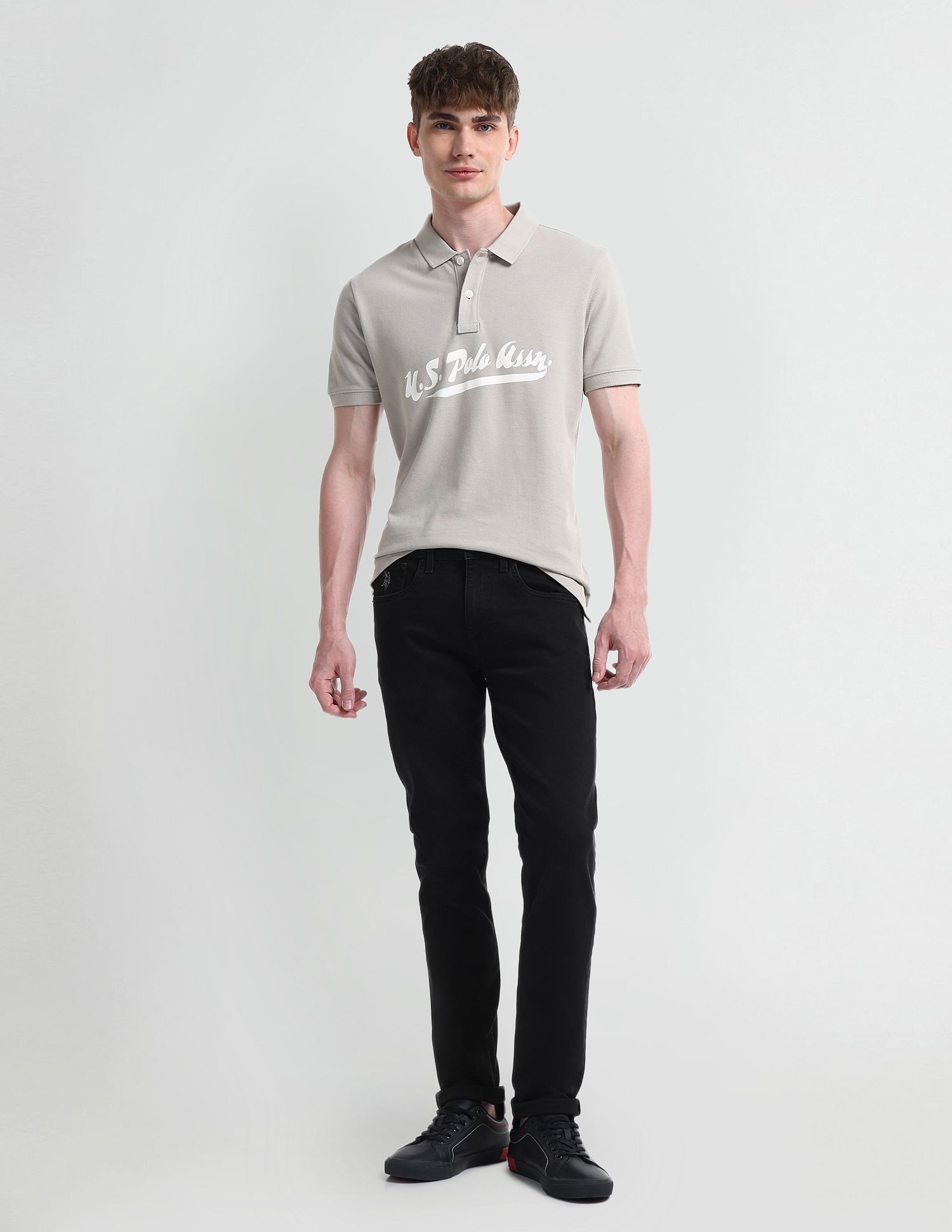 U.S. Polo Assn. Denim Co. Regallo Skinny Fit Black Jeans