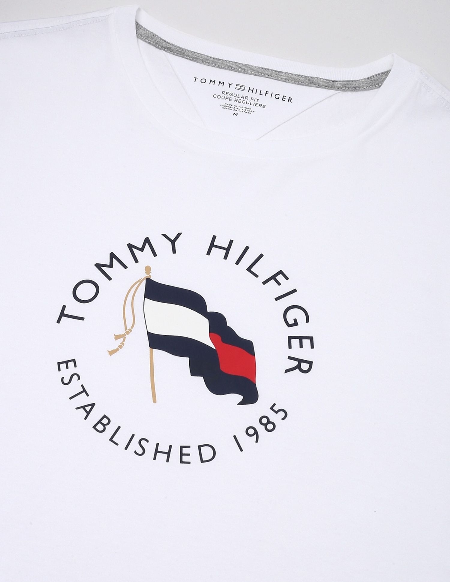 Tommy Hilfiger Logo Regular-Fit Cotton T-Shirt