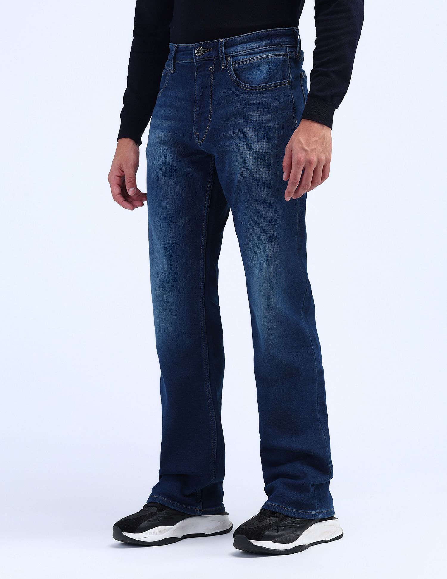 Flying Machine Mid Rise Bruce Bootcut Jeans