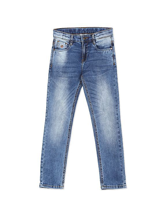 U.S. Polo Assn. Kids Mid Rise Slim Fit Jeans