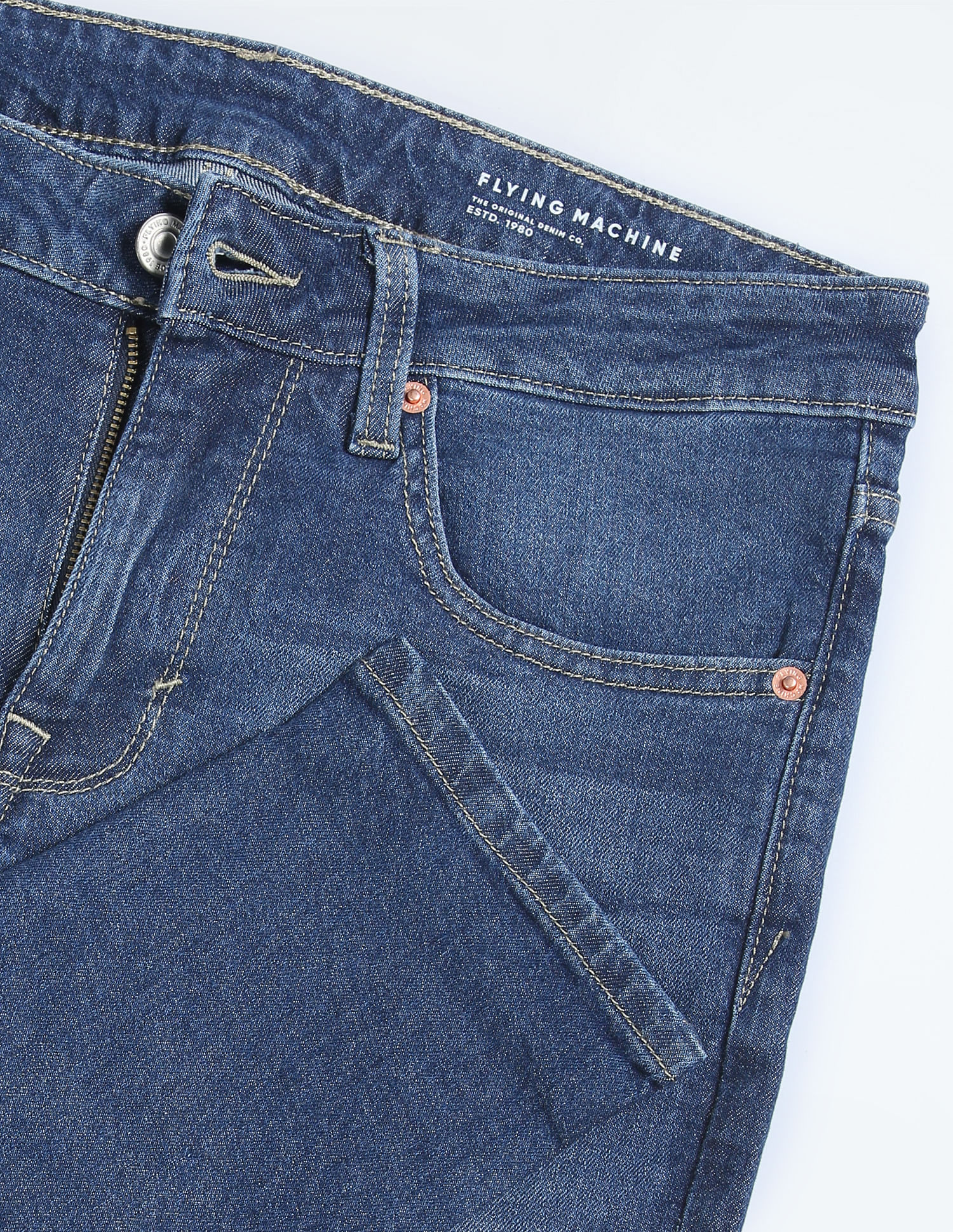 Flying Machine Jackson Super Skinny Fit Low Rise Jeans