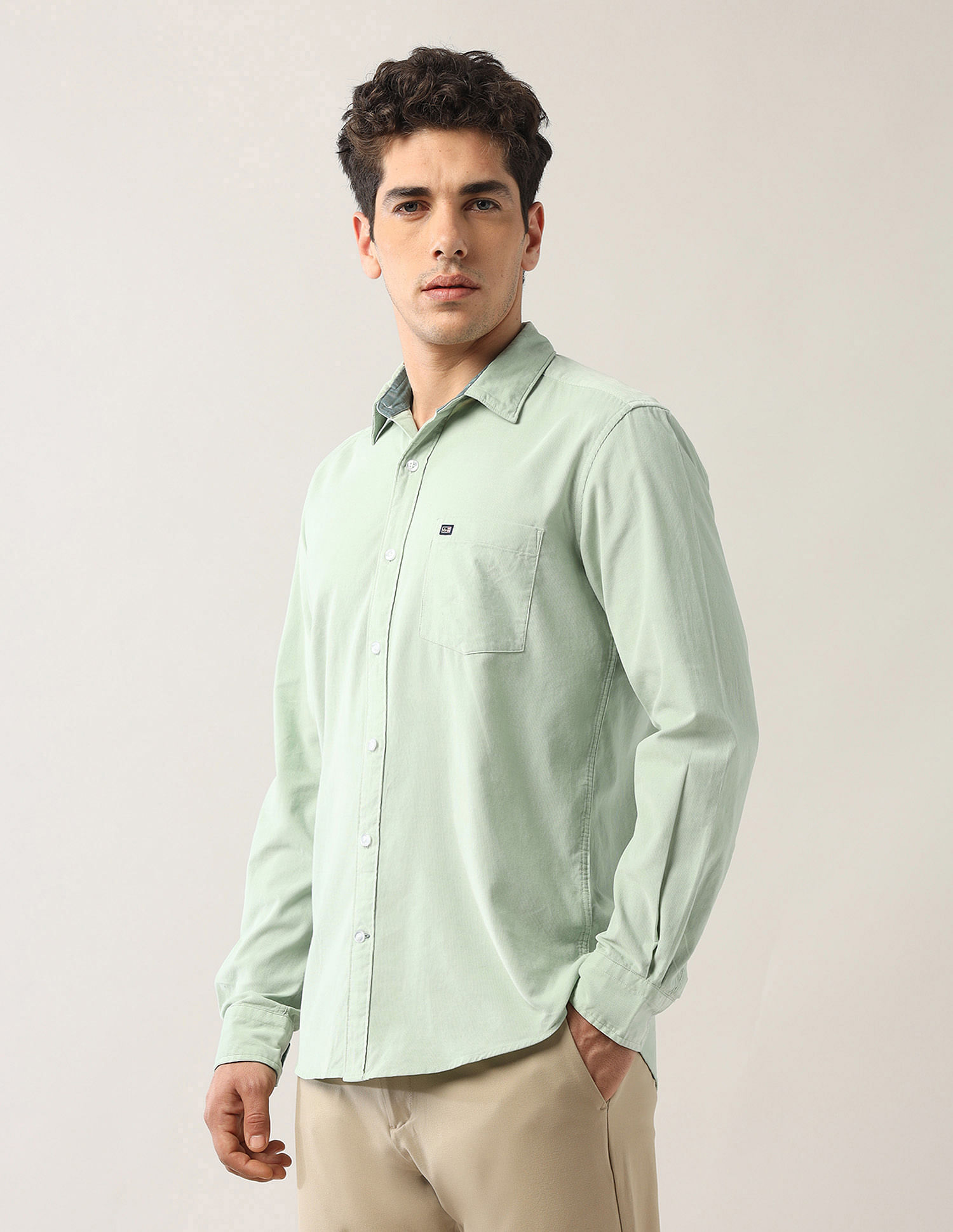 Arrow Sport Pure Cotton Corduroy Shirt