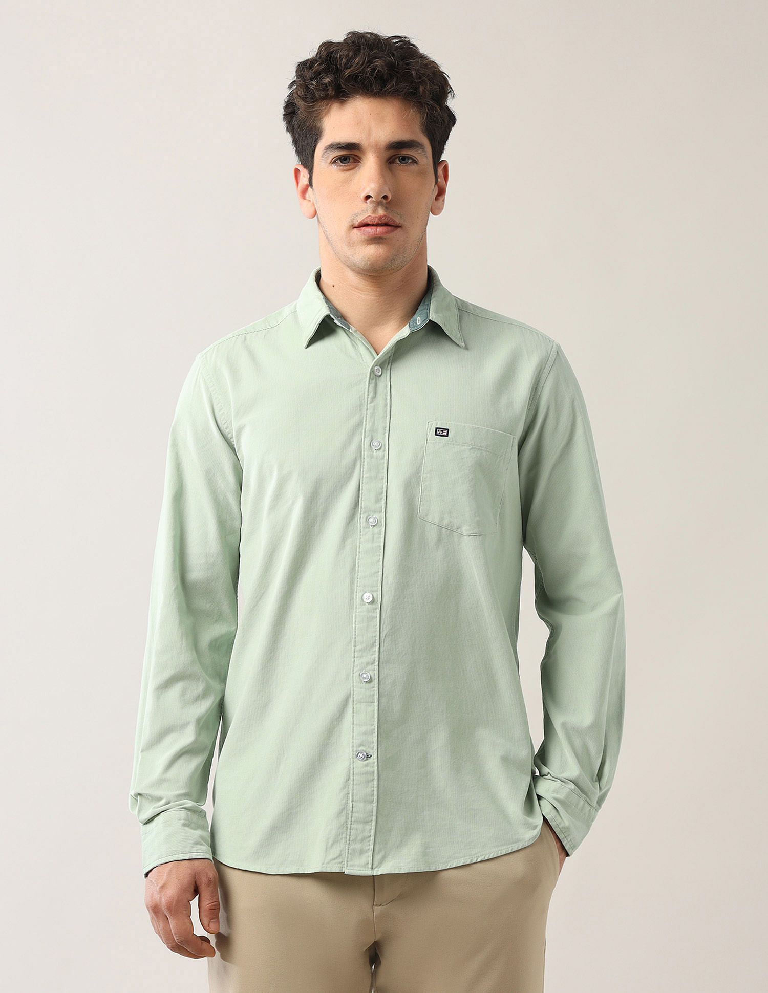 Arrow Sport Pure Cotton Corduroy Shirt