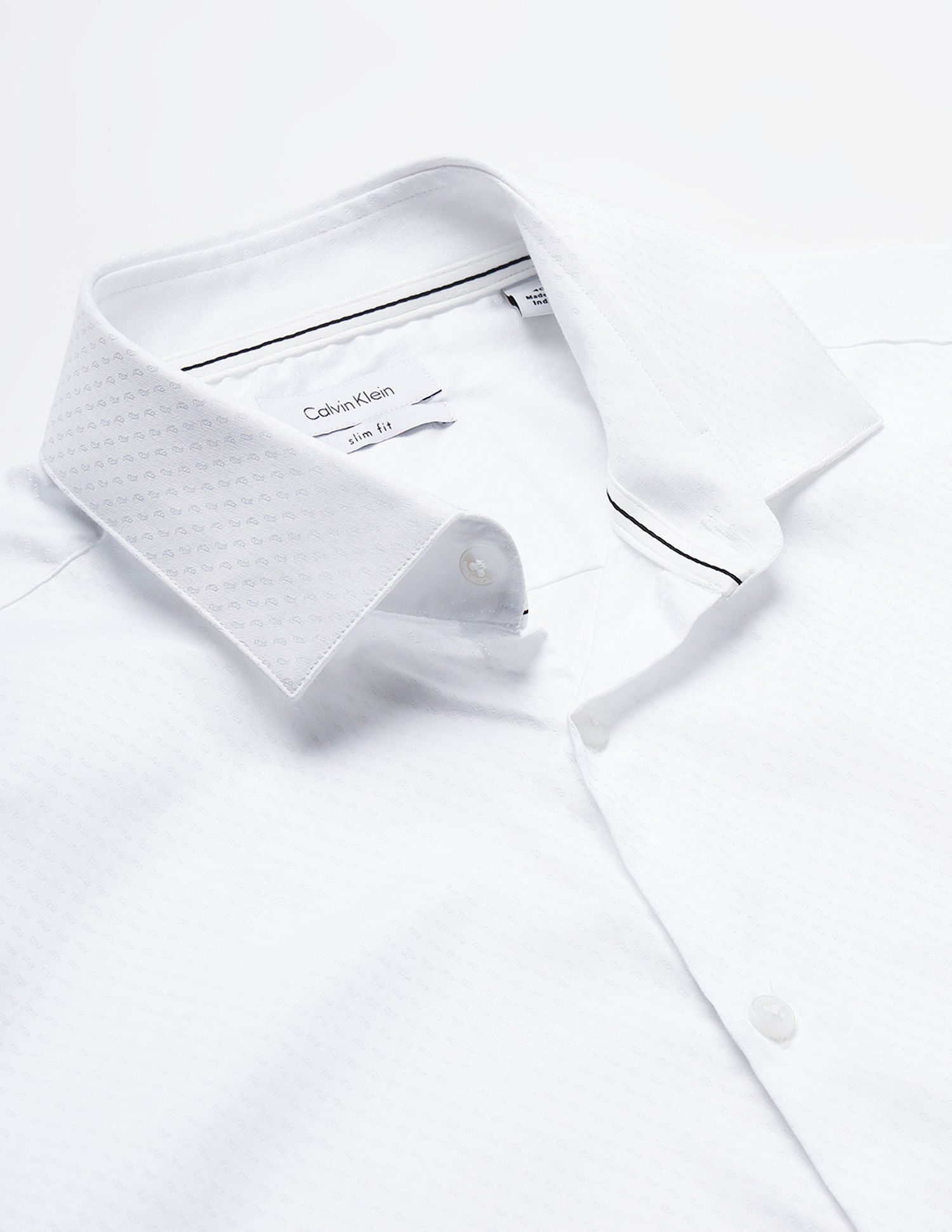 Calvin Klein Paisley Dobby Slim Fit Shirt