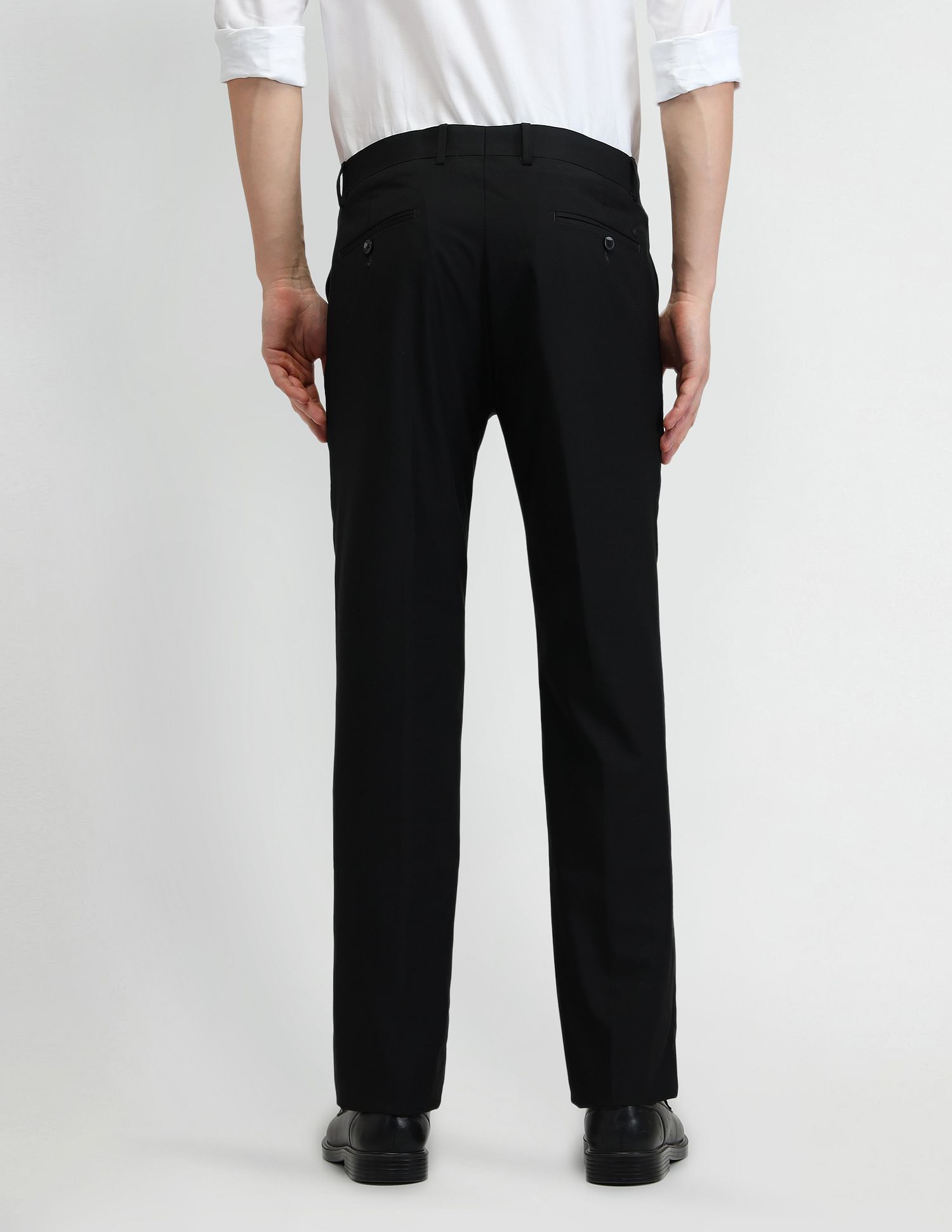 Arrow Mid Rise Tapered Twill Trousers