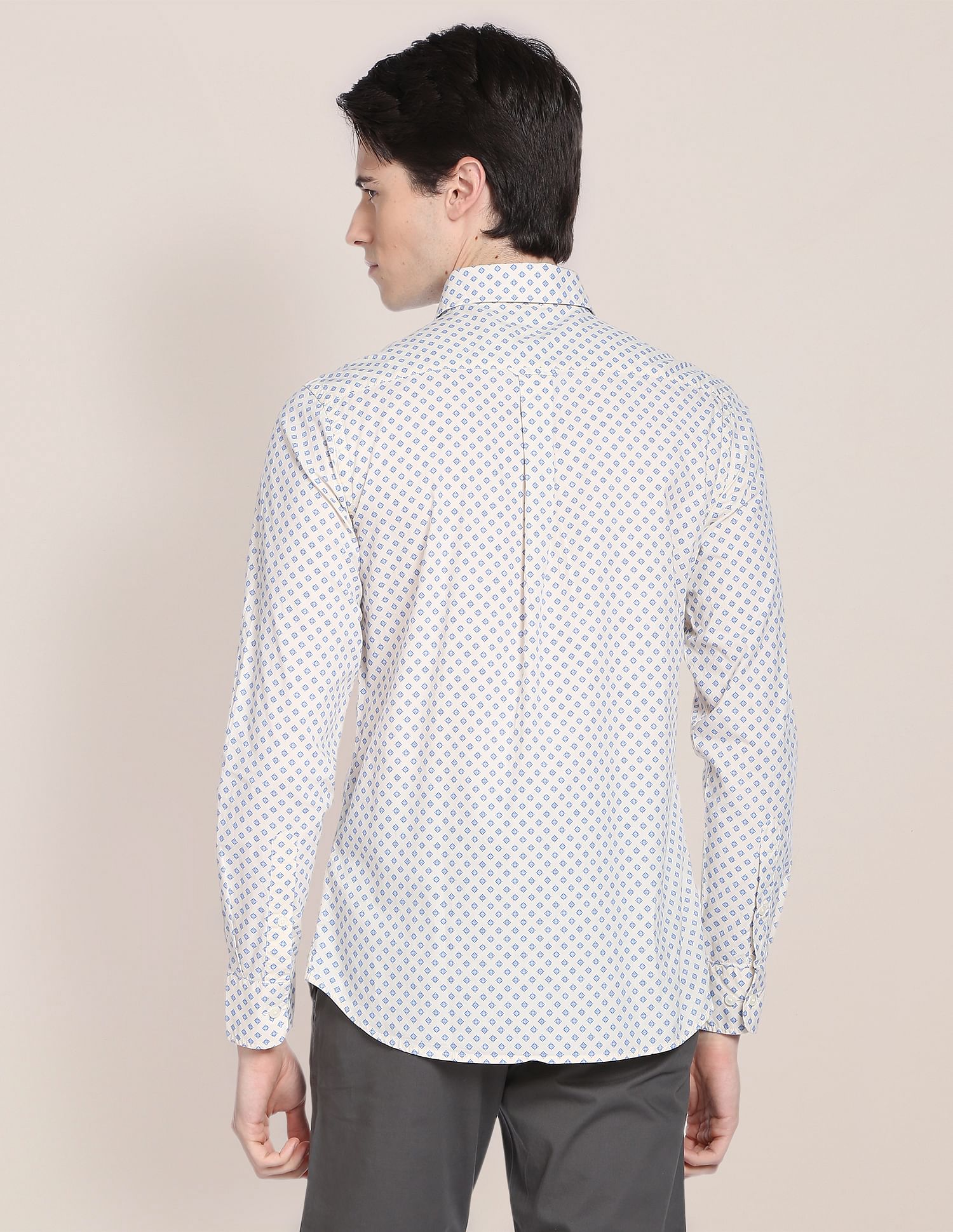 U.S. Polo Assn. Poplin Print Cotton Shirt