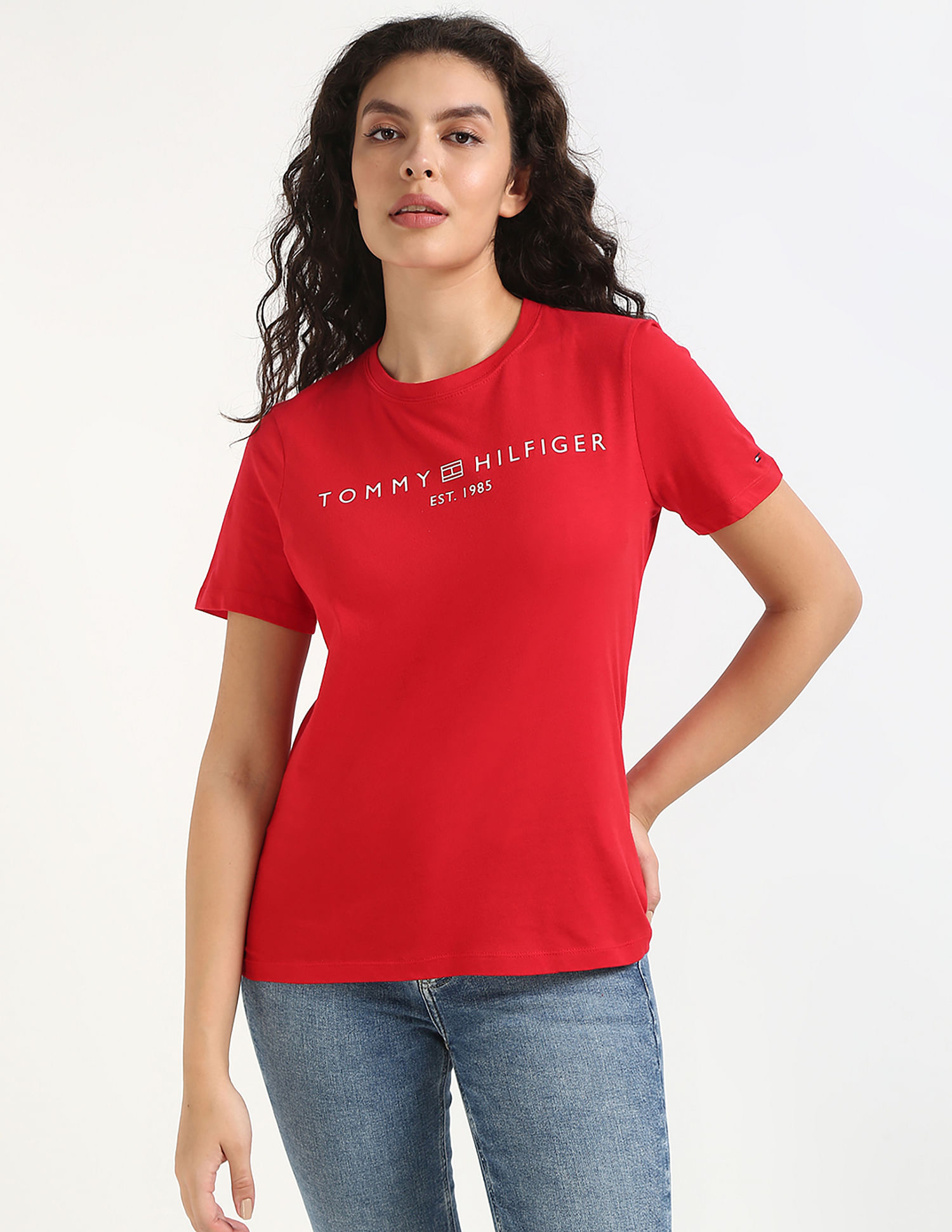 Tommy Hilfiger Solid Regular Fit T-Shirt