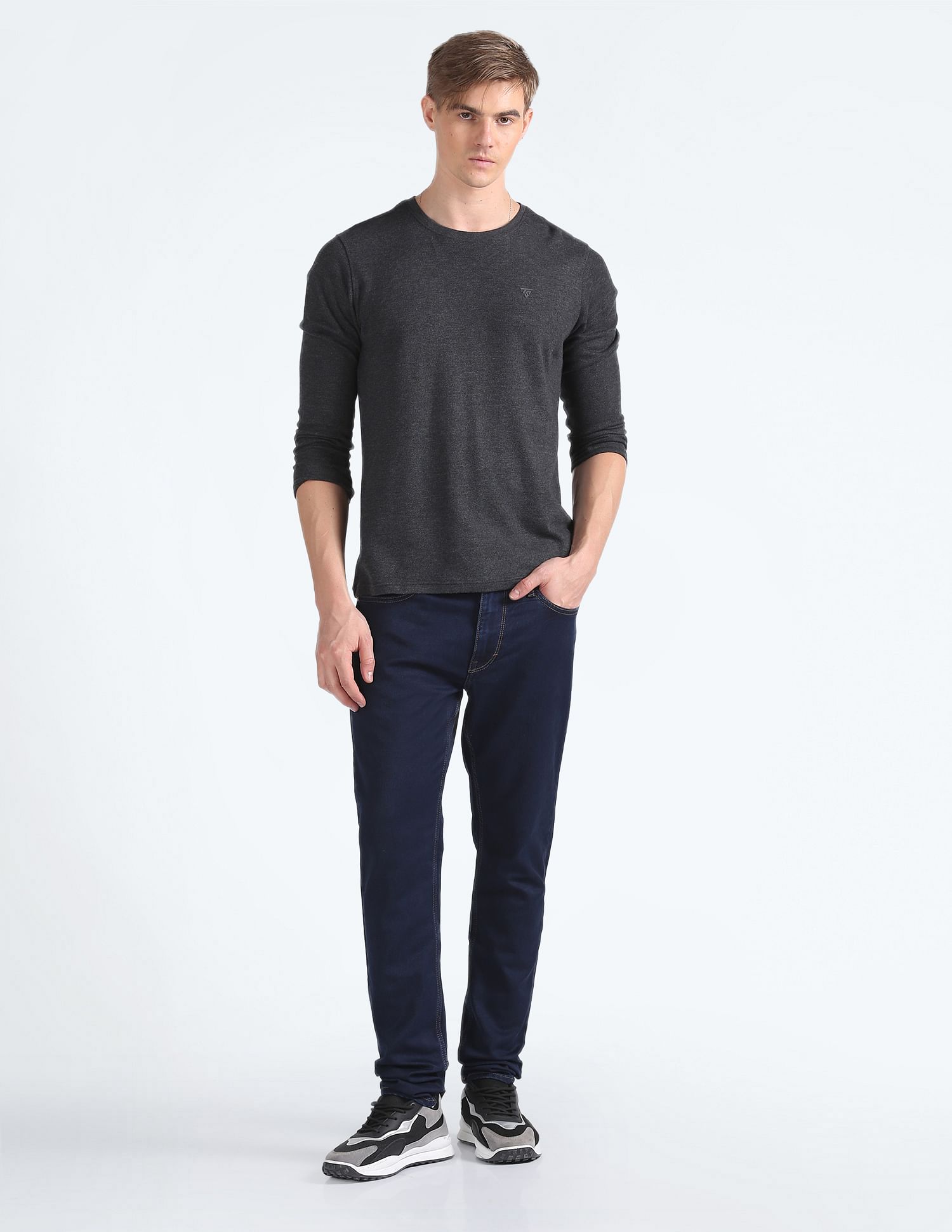 Flying Machine Jackson Skinny Fit Rinsed Jeans