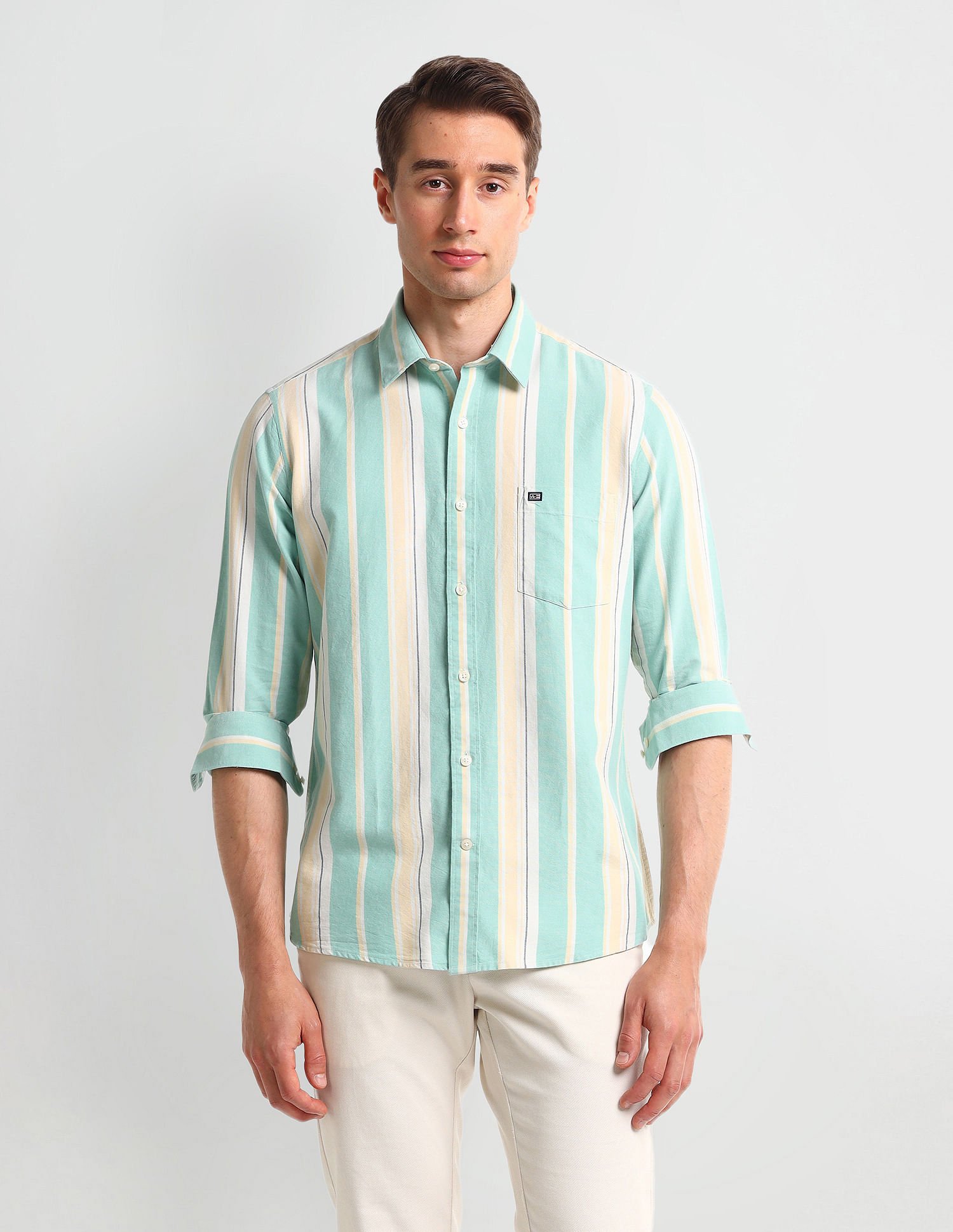 Arrow Sport Tailored Fit Oxford Shirt