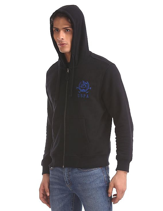 U.S. Polo Assn. Solid Hooded Sweatshirt