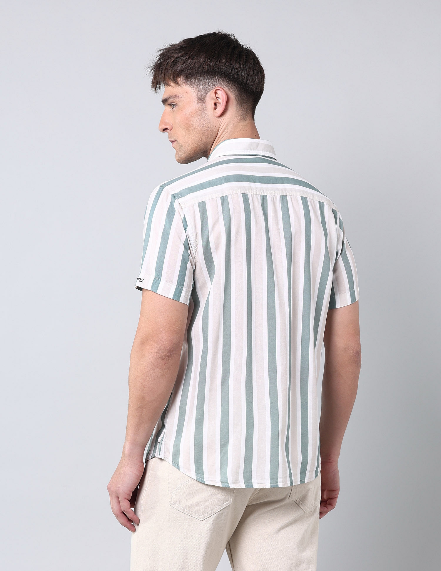 U.S. Polo Assn. Denim Co. Vertical Striped Regular Fit Shirt