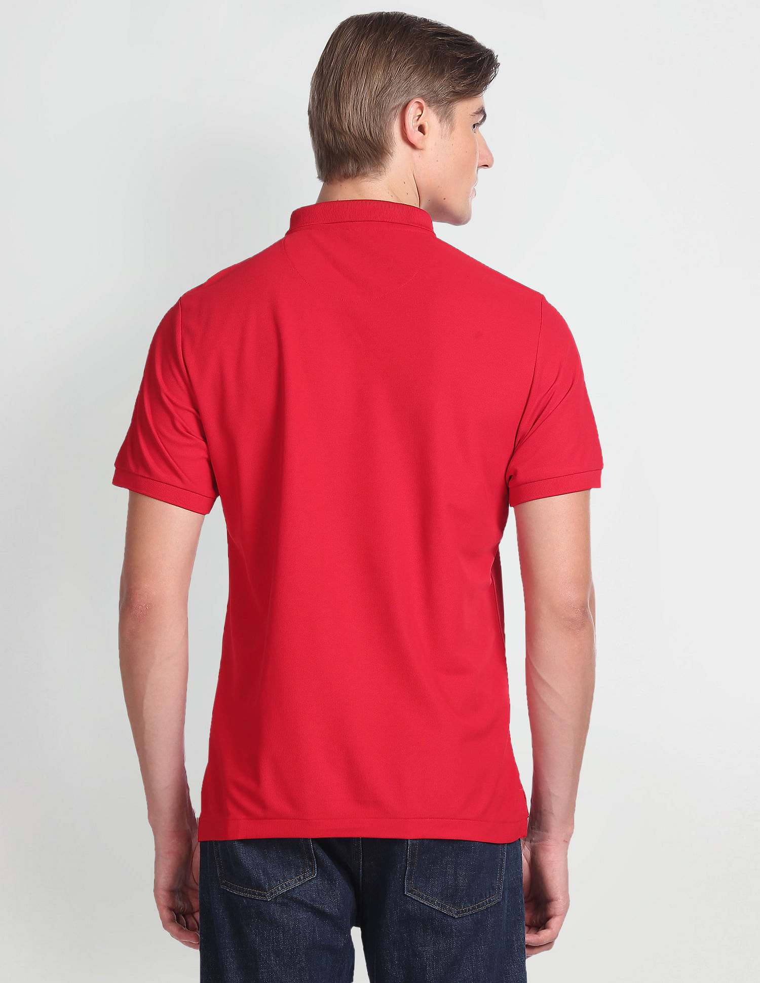 U.S. Polo Assn. Solid Slim Fit Polo Shirt