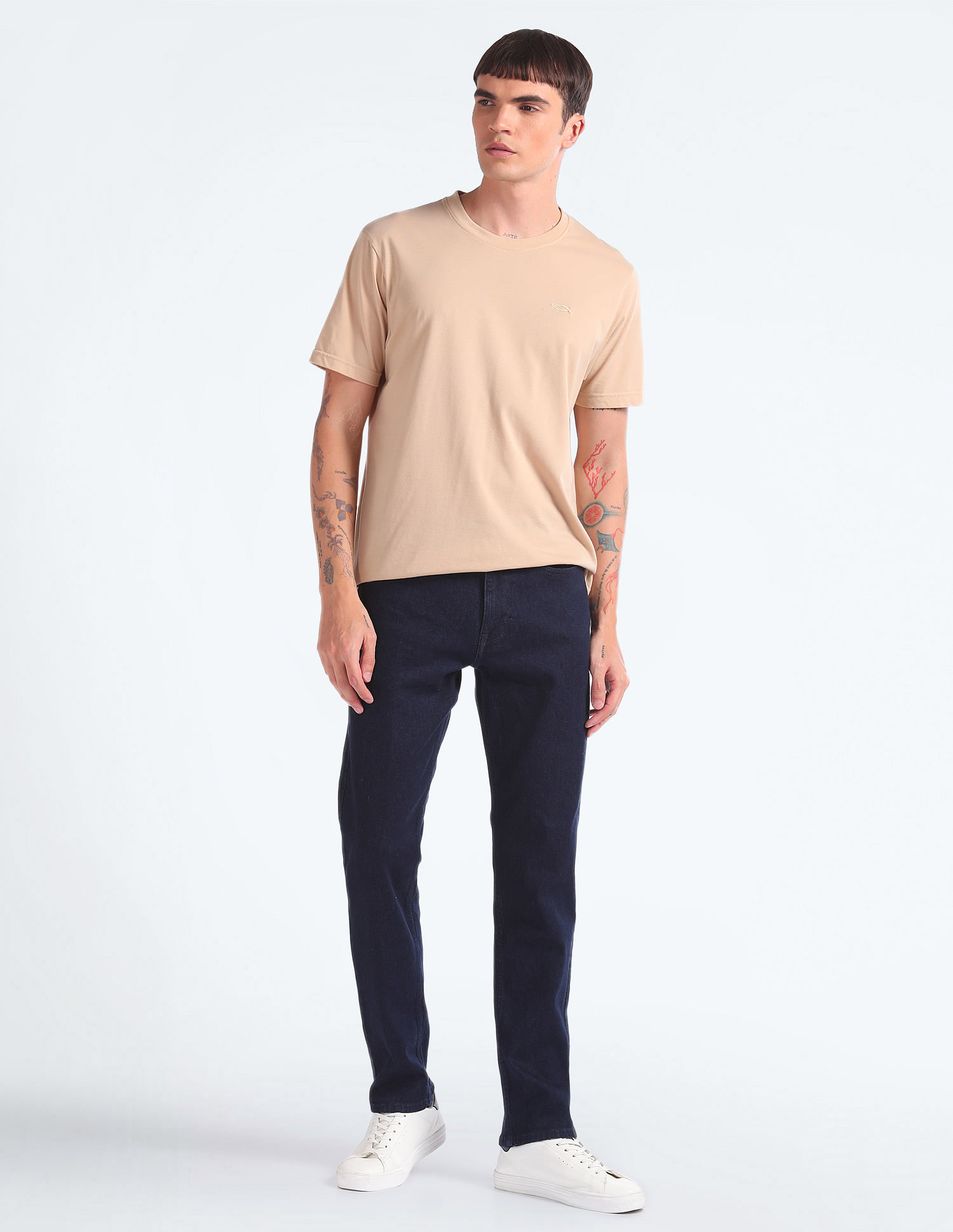 Flying Machine Freddie Slim Straight Rinsed Jeans