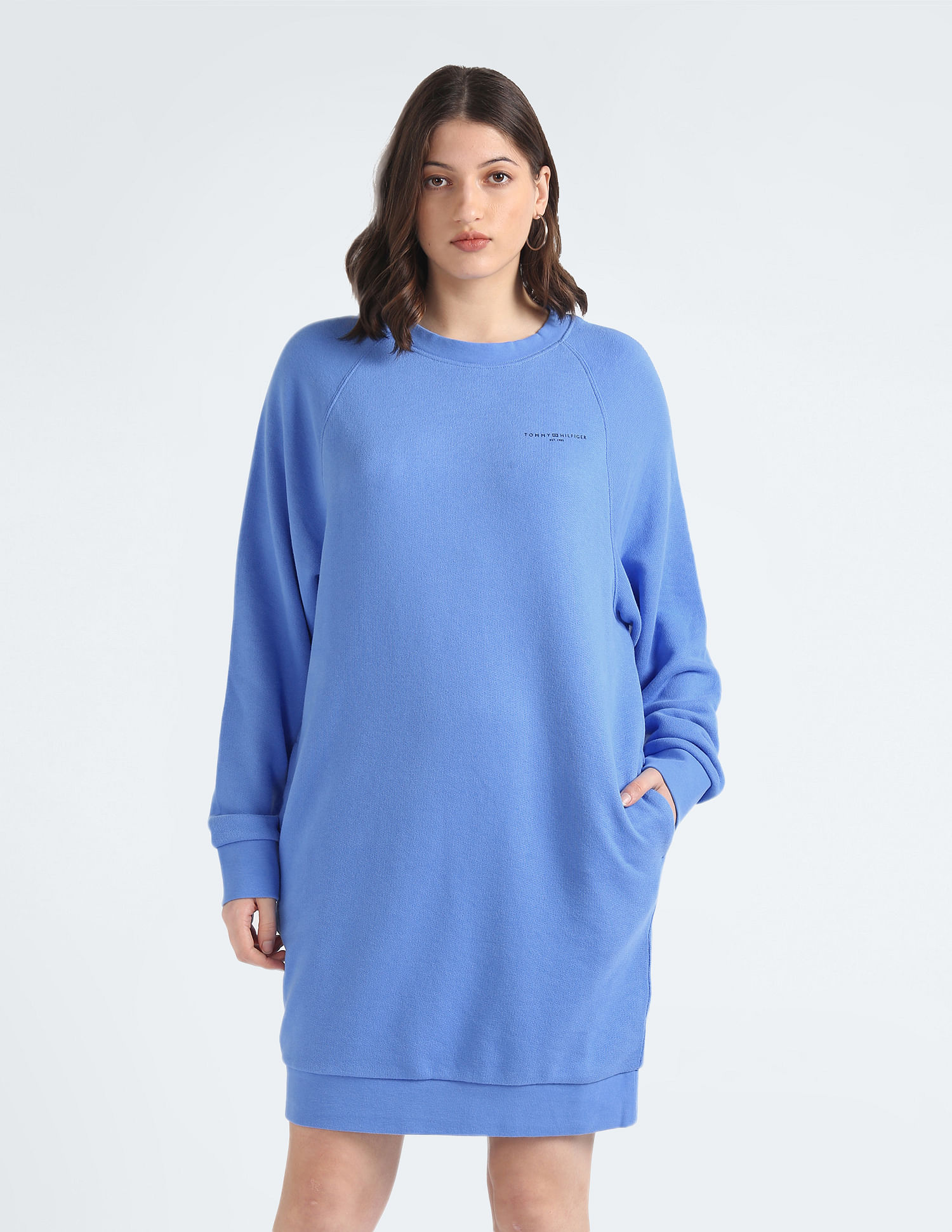 Tommy Hilfiger 1985 Corporate Logo Sweatshirt Dress