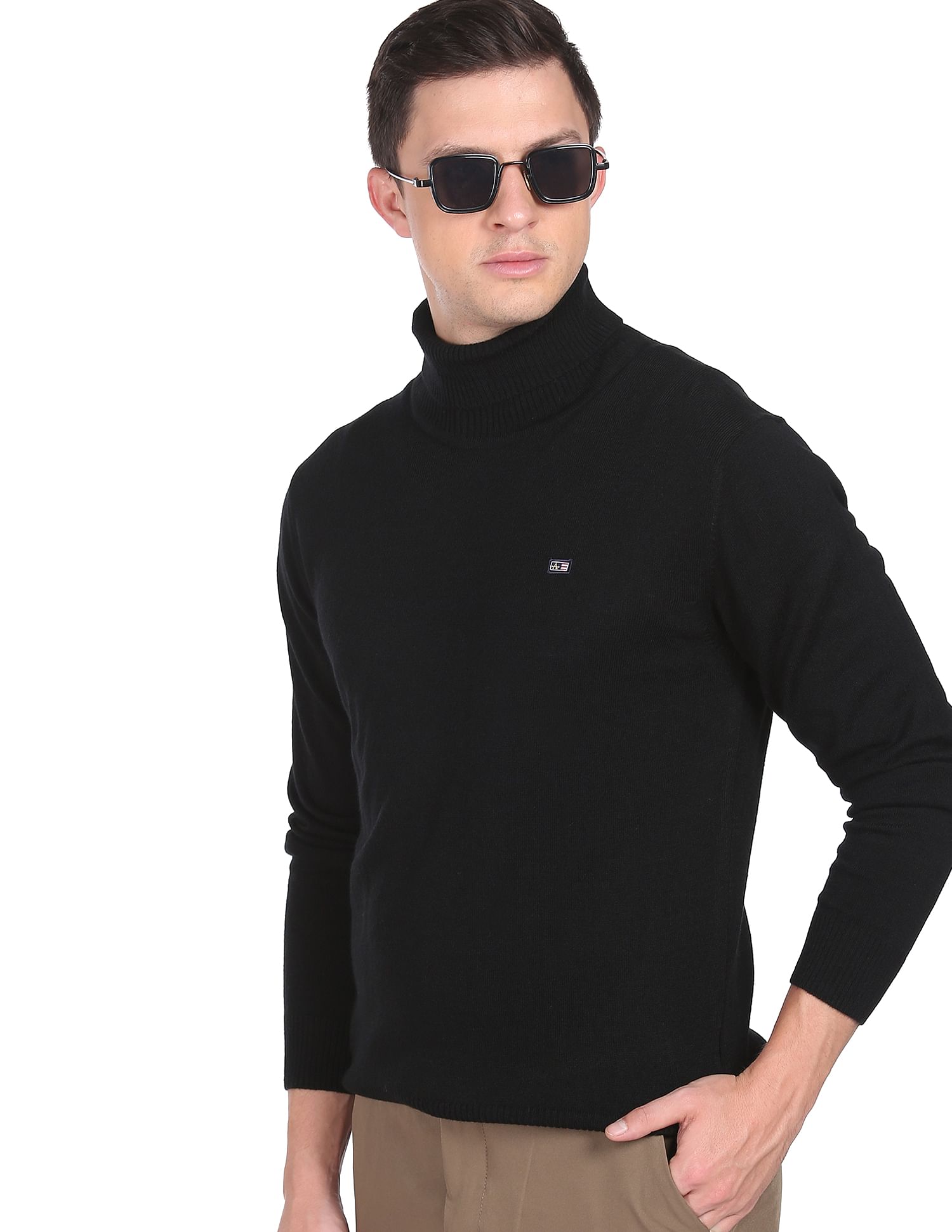 Buy hot sale black turtleneck