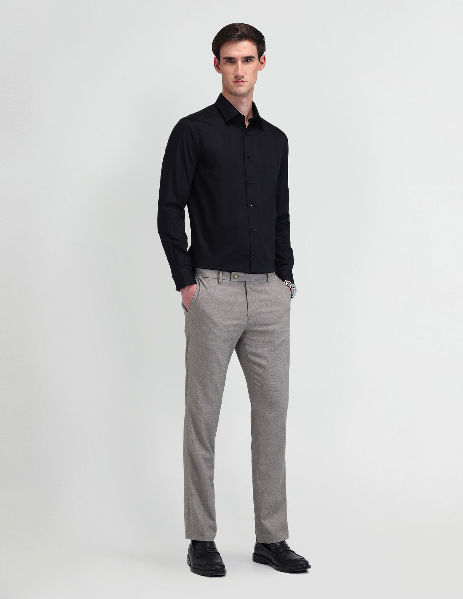 Arrow Brooklyn Fit Textured Shirt